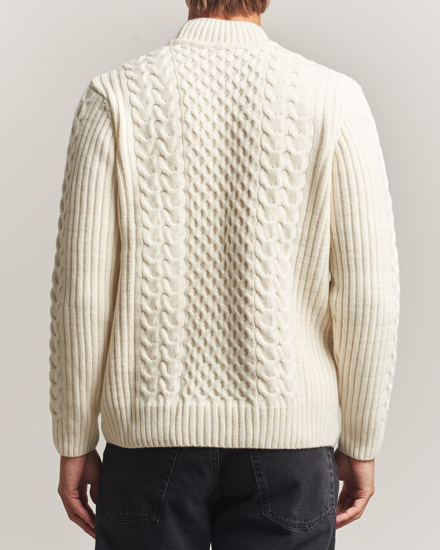 Mies | Puserot | Armor-lux | Wool Knitted Sweater Nature