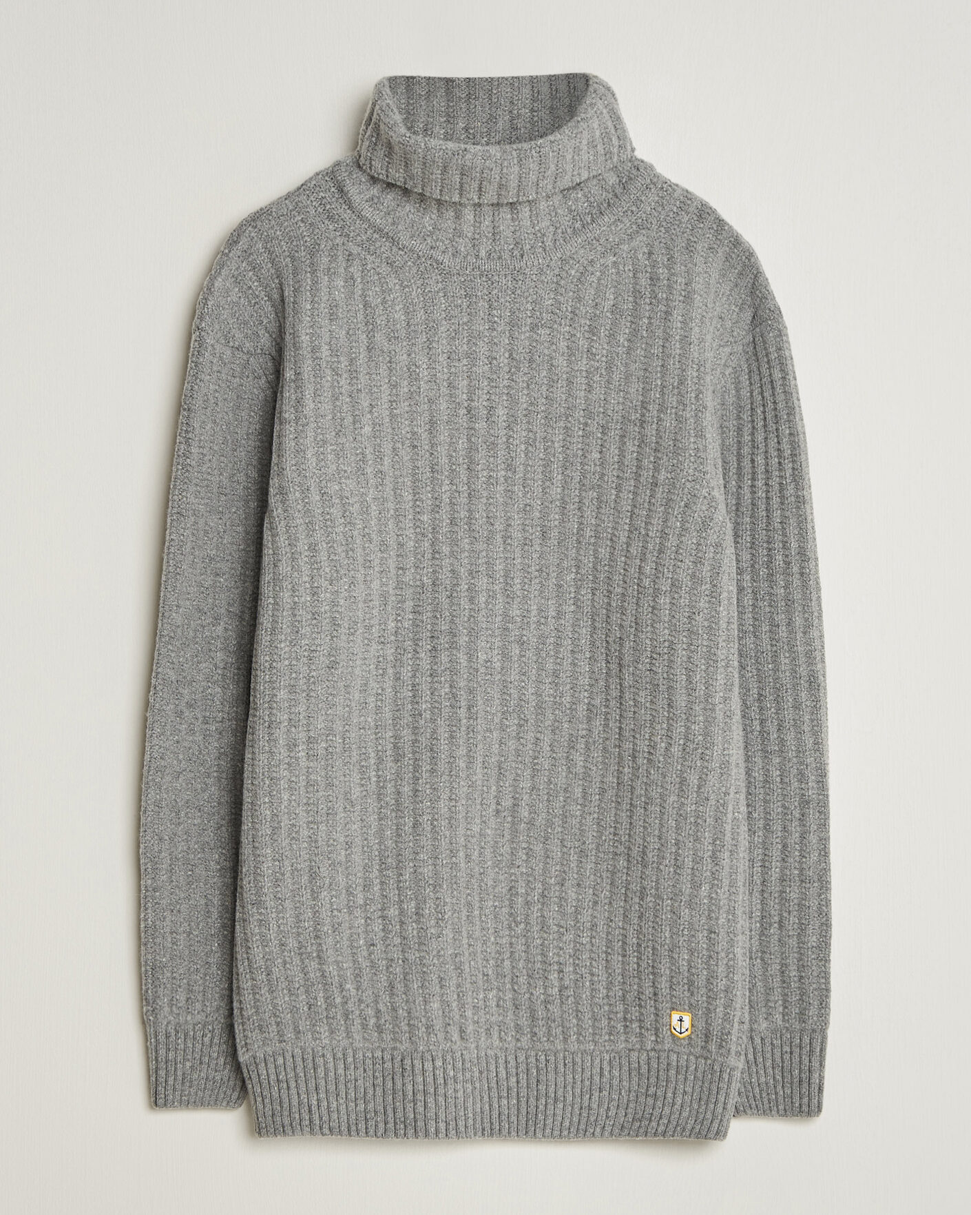 Mies | Puserot | Armor-lux | Wool Knitted Rollneck Slate