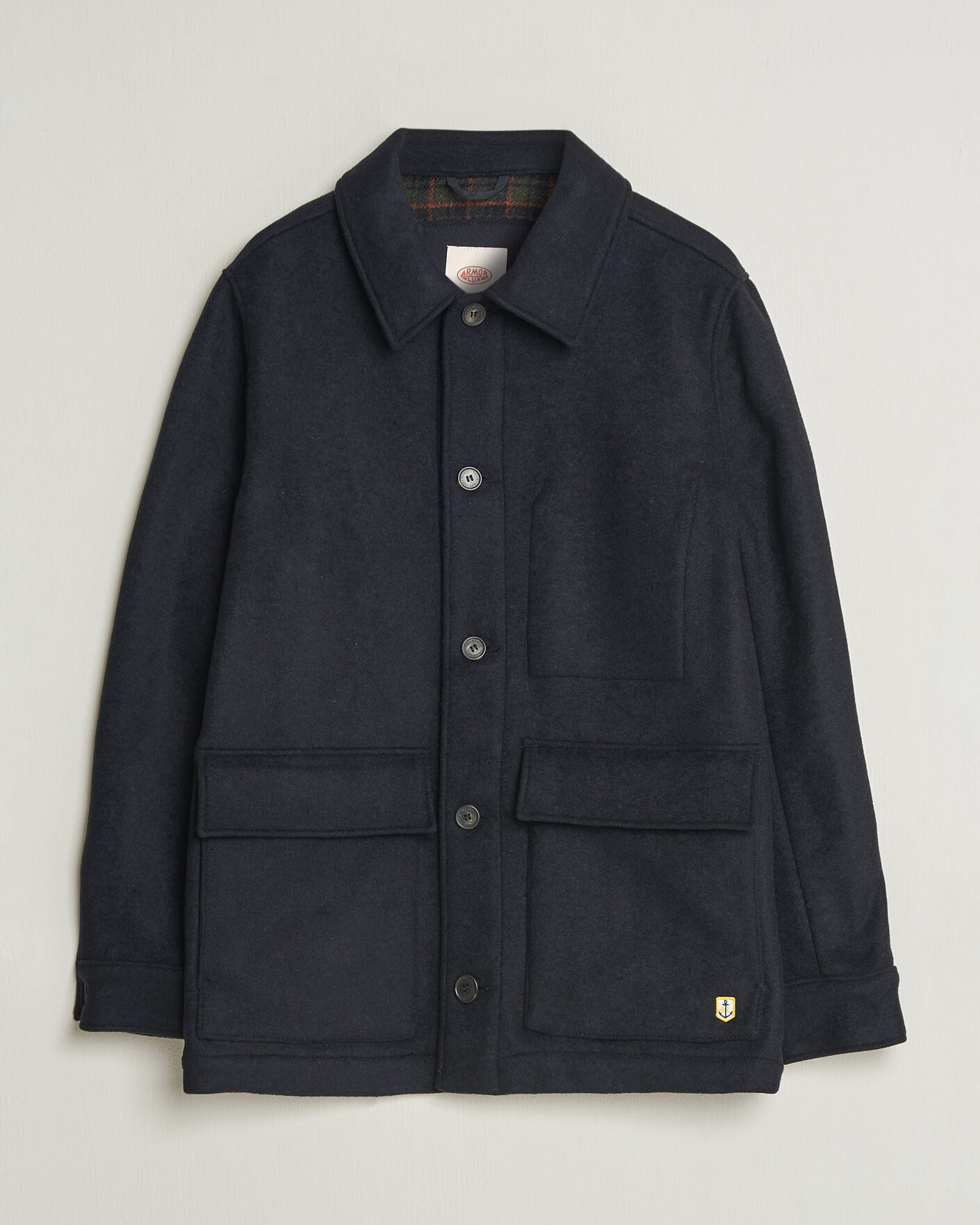 Mies | Takit | Armor-lux | Wool Shirt Jacket Rich Navy