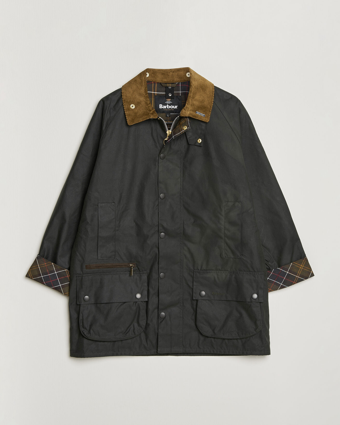 Mies | Takit | Barbour Lifestyle | Icons Beaufort Wax Jacket Sage
