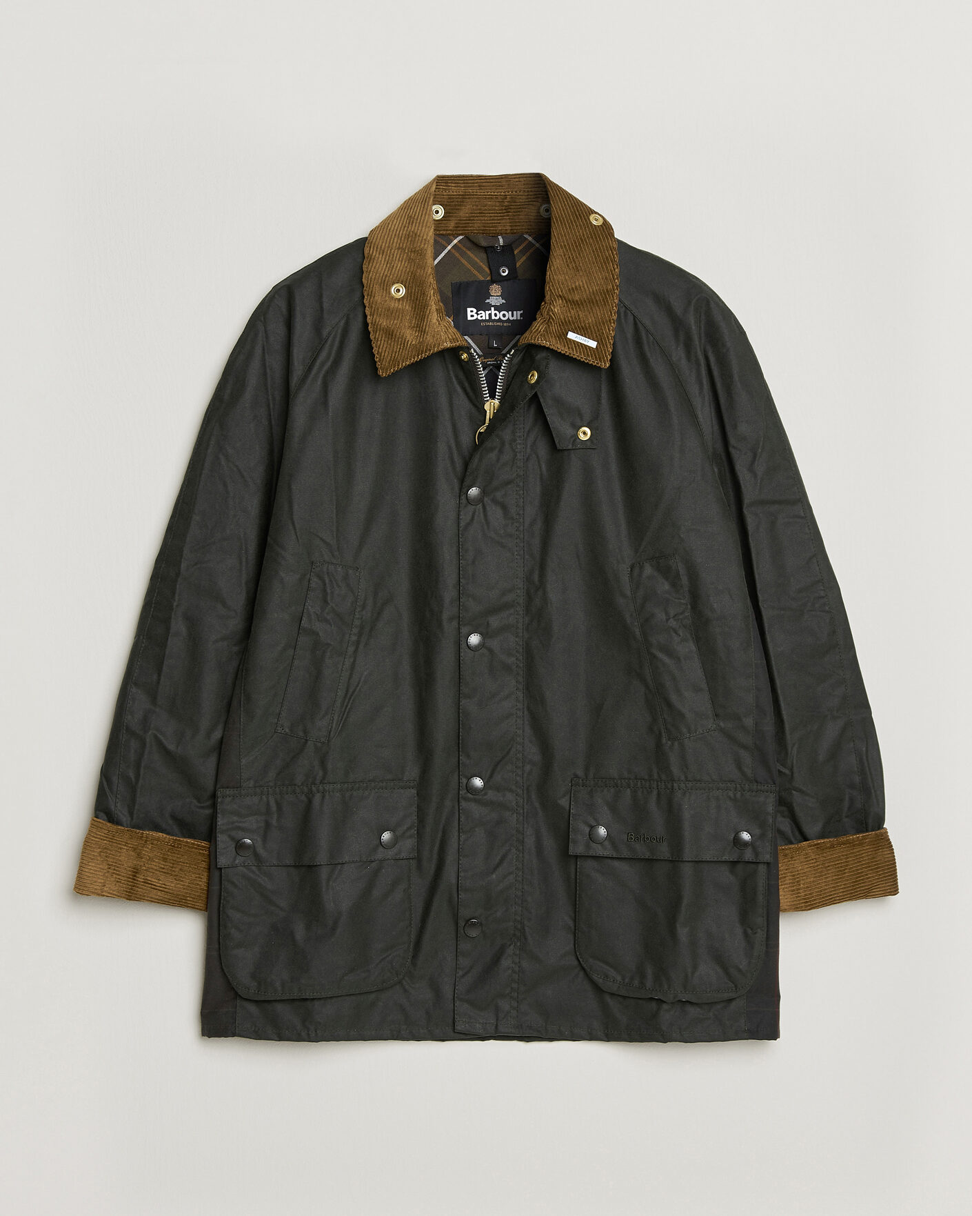 Mies | Takit | Barbour Lifestyle | Icons Ashby Wax Jacket Sage