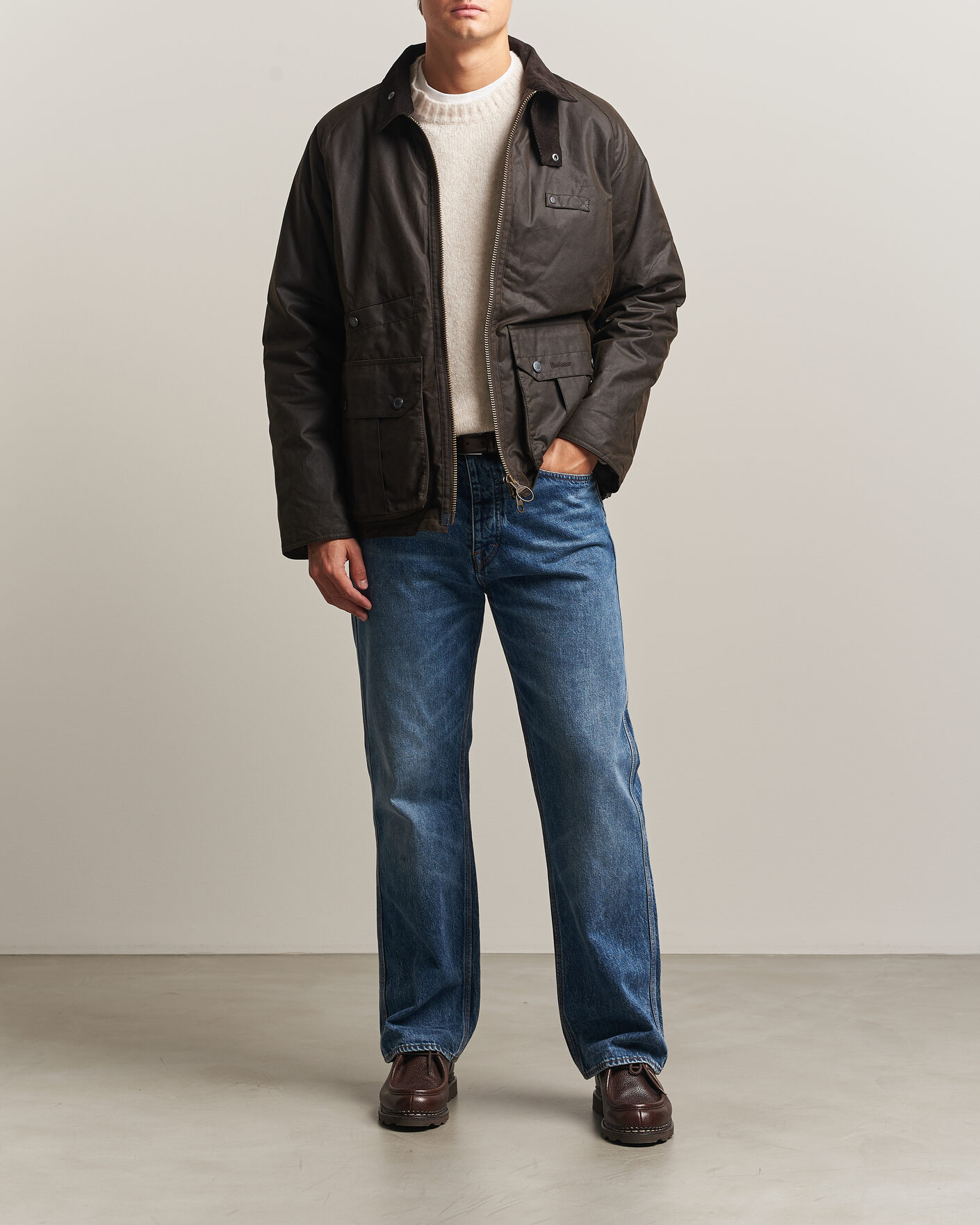Mies | Takit | Barbour Lifestyle | Re-Engineered Durran Wax Jacket Dark Brown