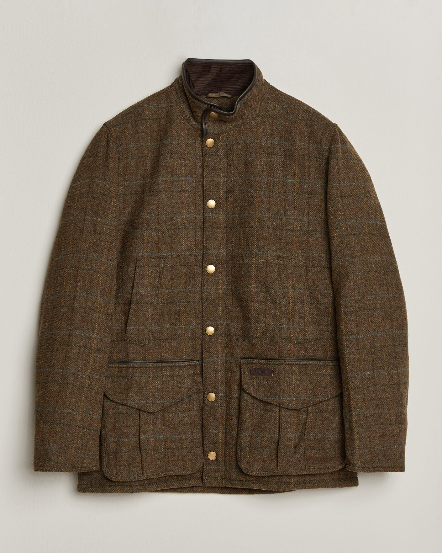 Mies | Takit | Barbour Lifestyle | Hereford Tweed Wool Jacket Moss Green
