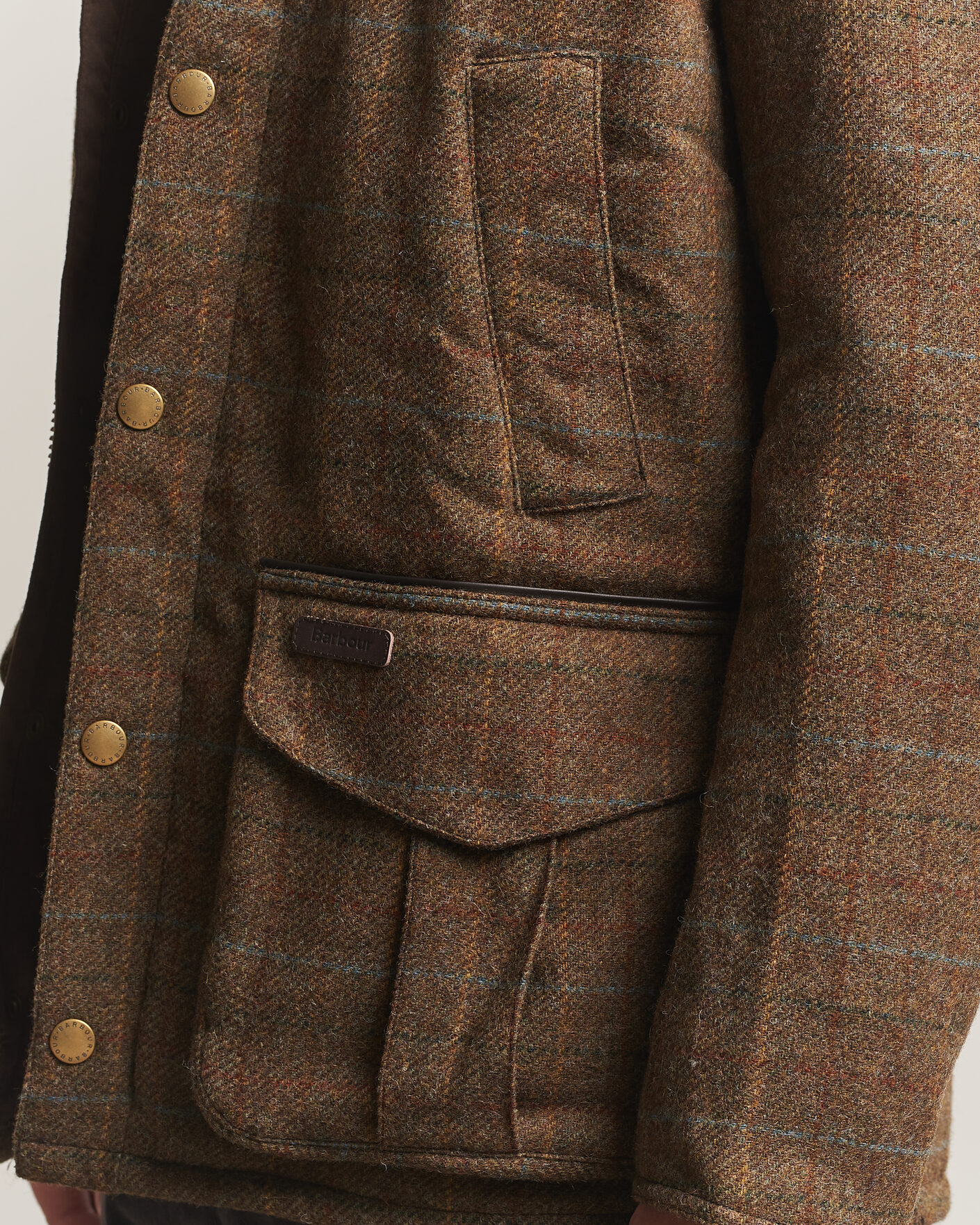 Mies | Takit | Barbour Lifestyle | Hereford Tweed Wool Jacket Moss Green