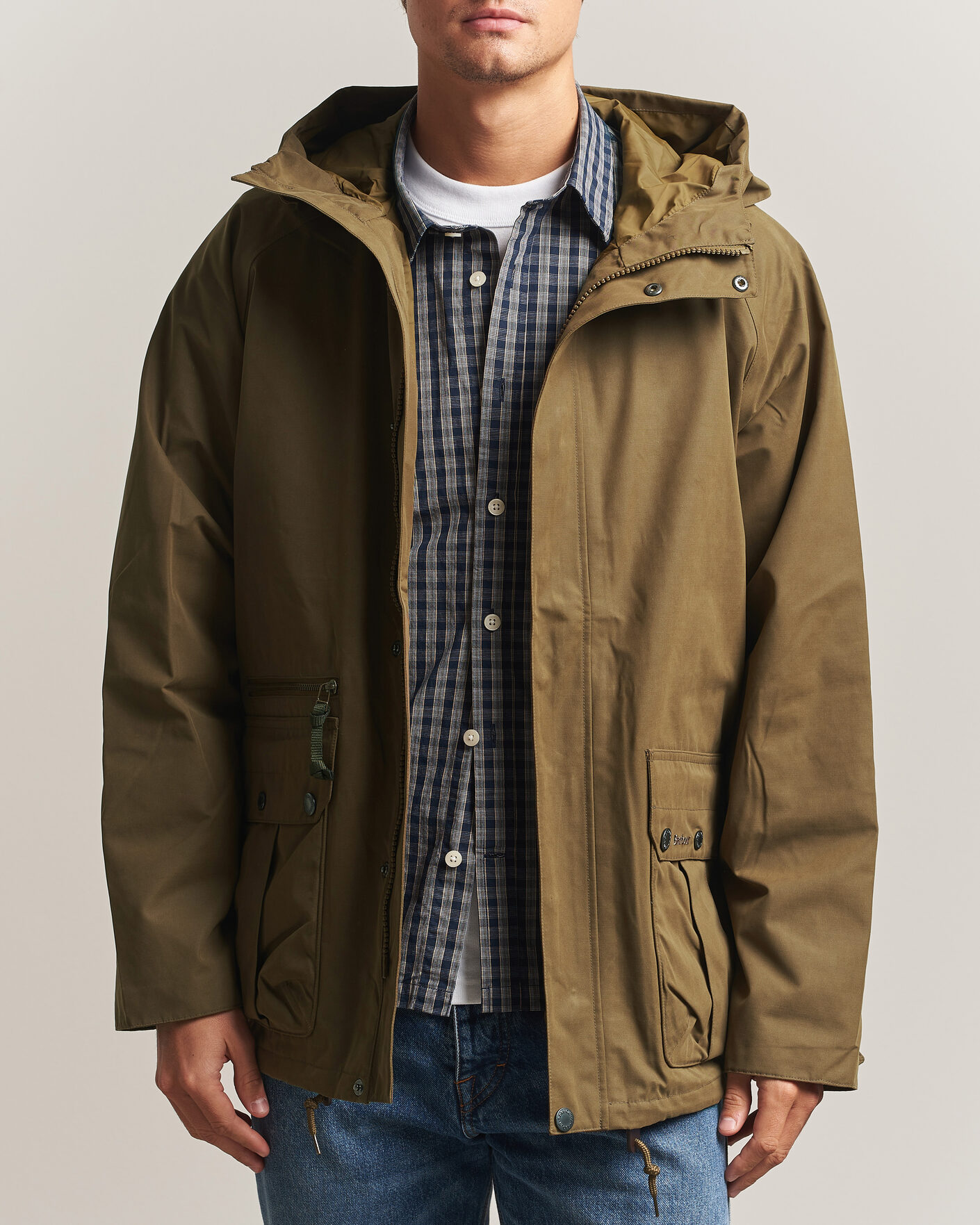 Mies | Takit | Barbour Lifestyle | Re-Engineered Aikwood Waterproof Jacket Beech