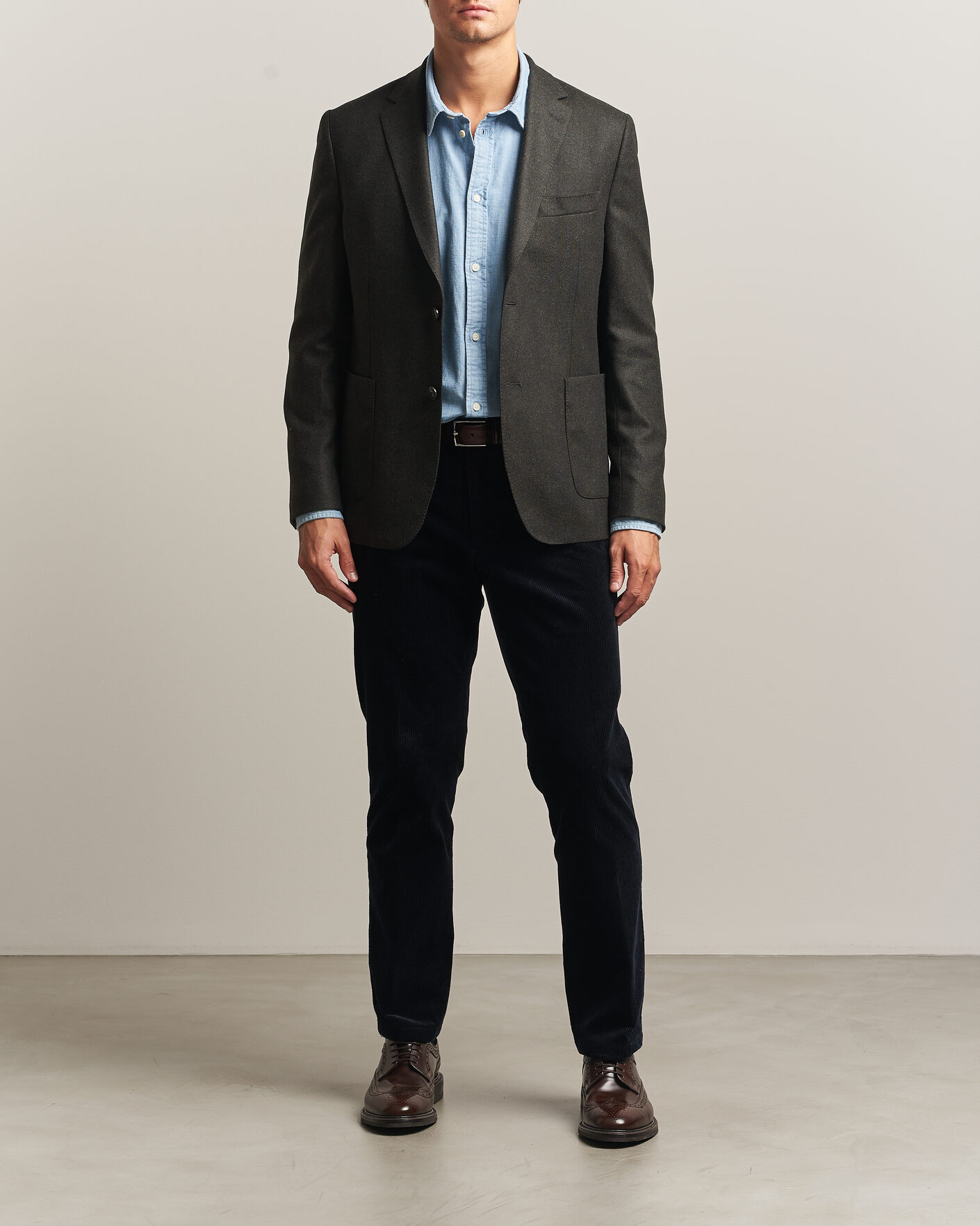 Mies | Pikkutakit | Barbour Lifestyle | Fairford Herringbone Blazer Forest
