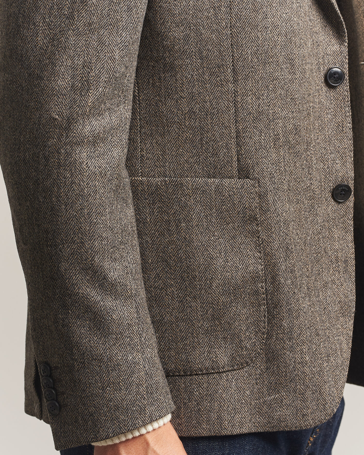 Mies | Pikkutakit | Barbour Lifestyle | Fairford Herringbone Blazer Grey Marl