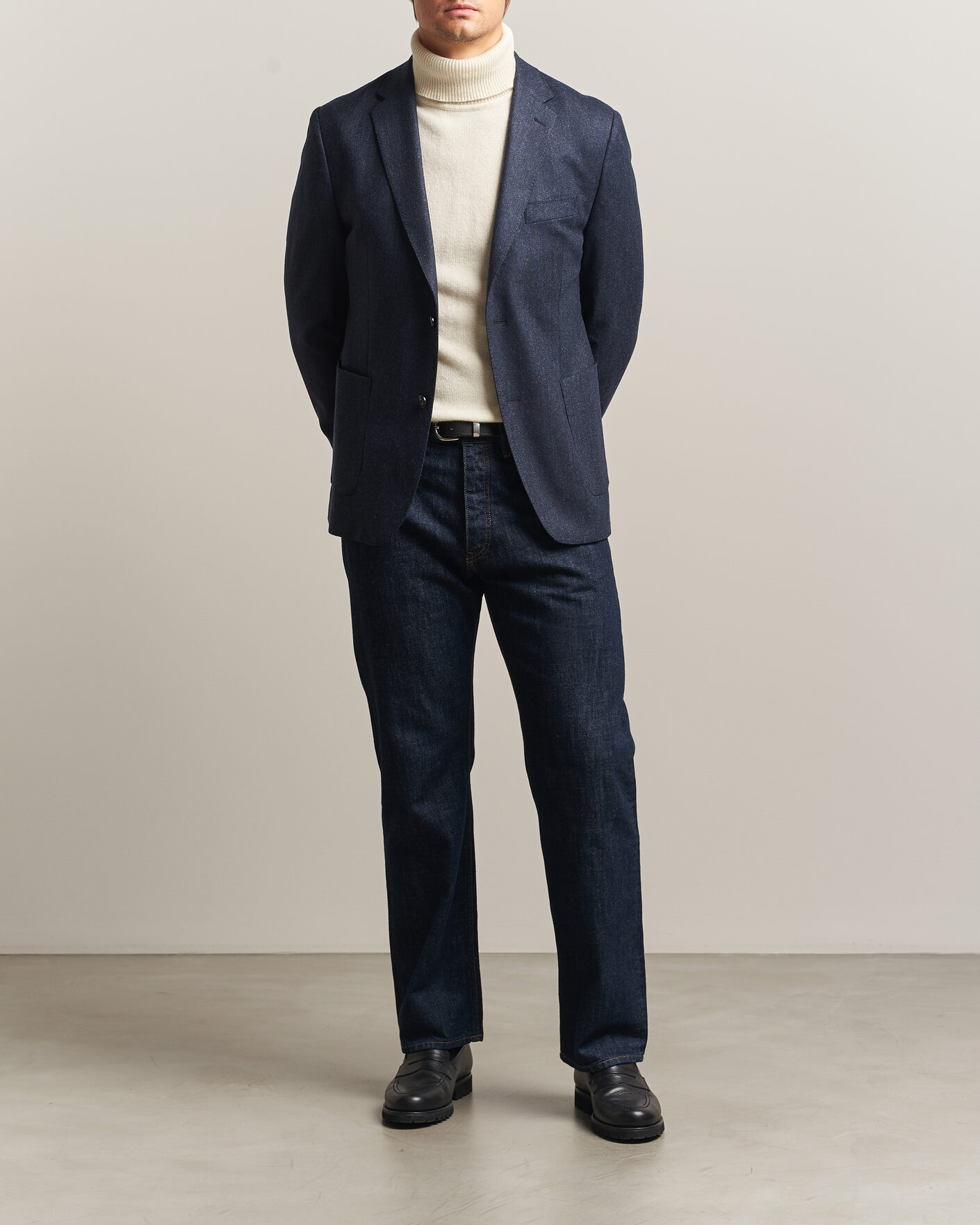 Mies | Pikkutakit | Barbour Lifestyle | Fairford Herringbone Blazer Navy
