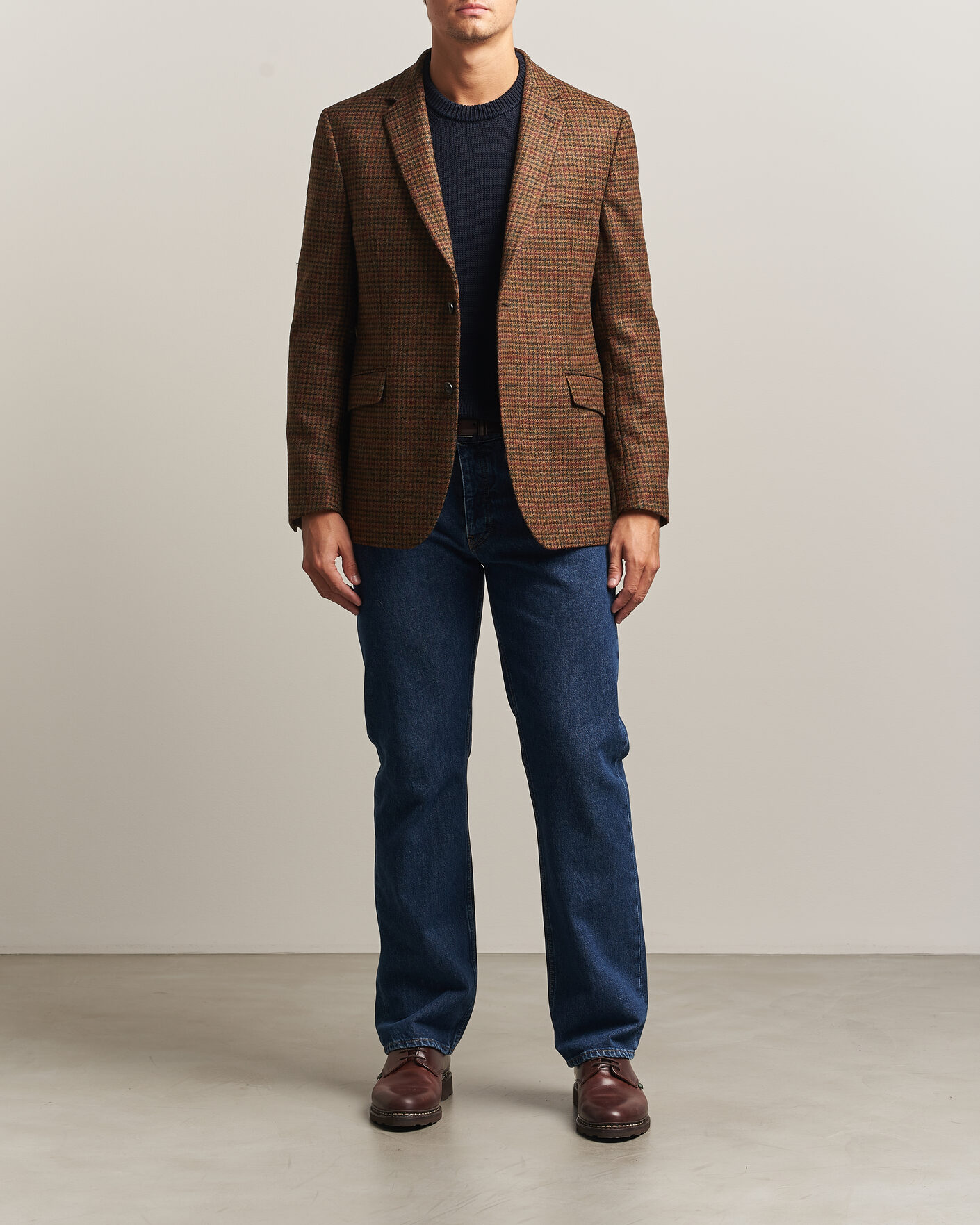 Mies | Pikkutakit | Barbour Lifestyle | Tindle Moons Houndstooth Blazer Brown