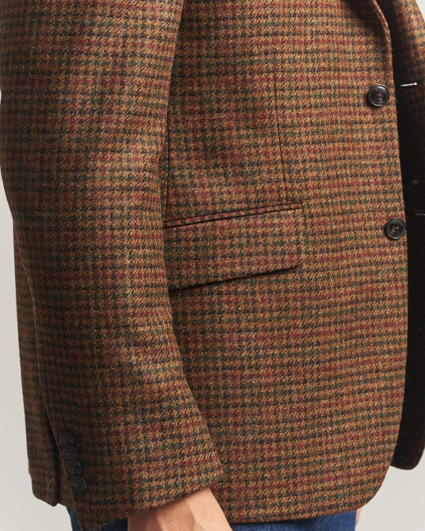 Mies | Pikkutakit | Barbour Lifestyle | Tindle Moons Houndstooth Blazer Brown