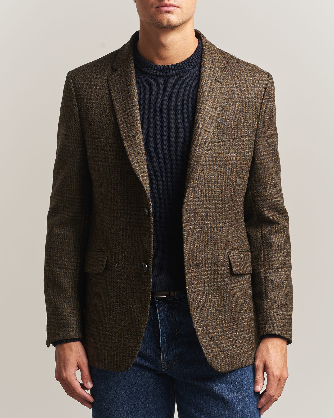 Mies | Pikkutakit | Barbour Lifestyle | Bryson Moons Check Blazer Brown