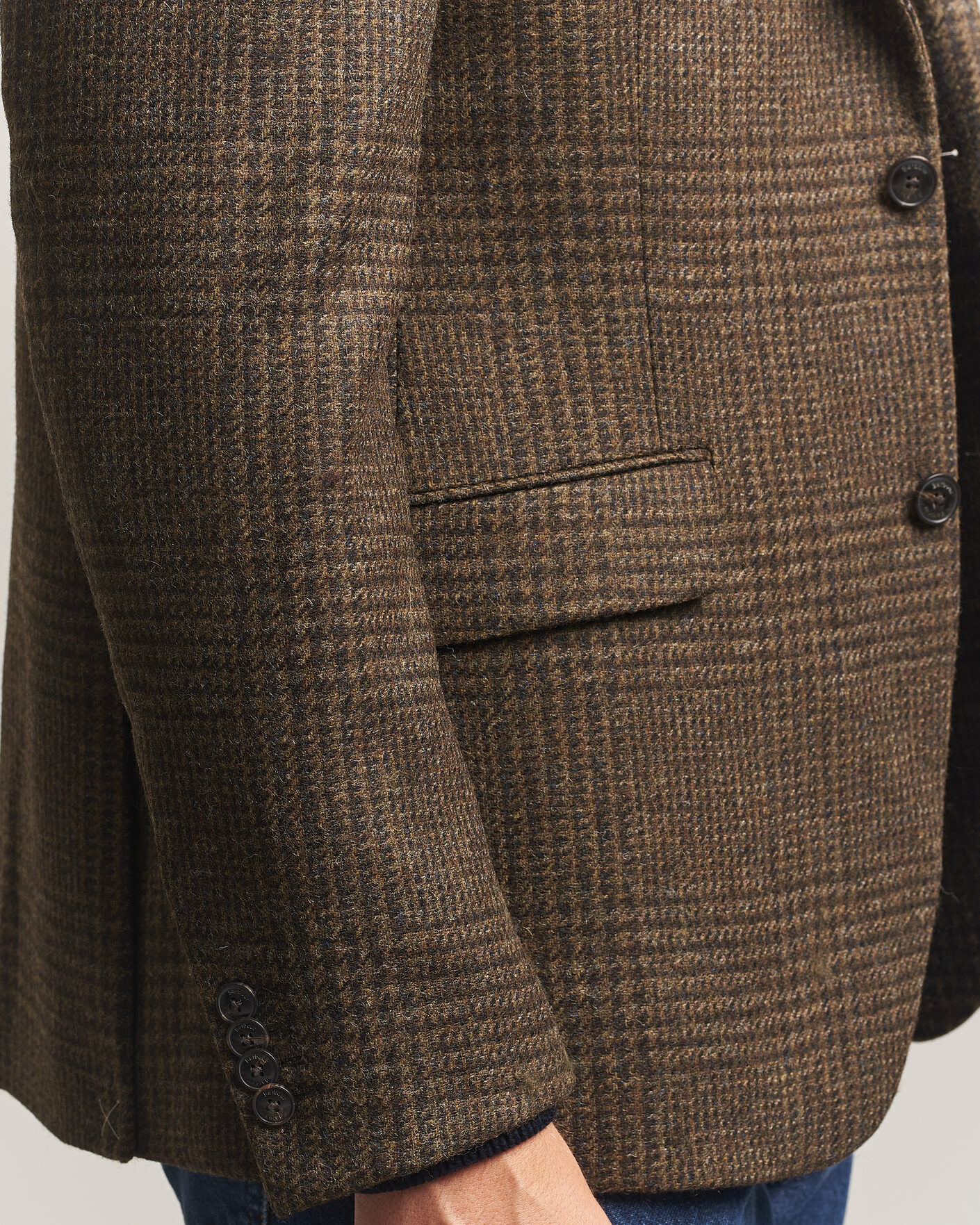 Mies | Pikkutakit | Barbour Lifestyle | Bryson Moons Check Blazer Brown
