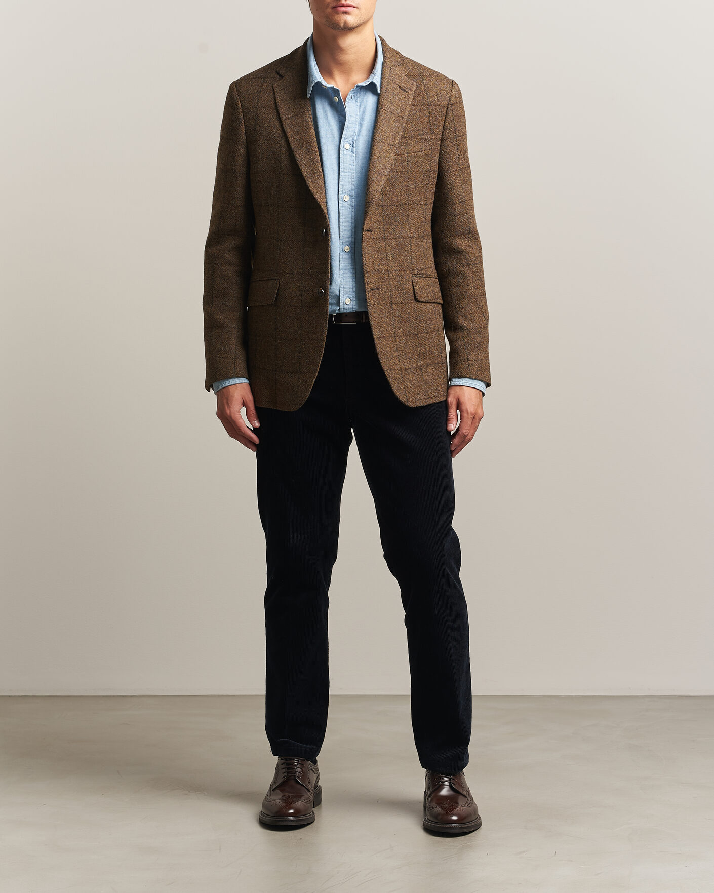 Mies | Pikkutakit | Barbour Lifestyle | Gosforth Moons Checked Blazer Brown