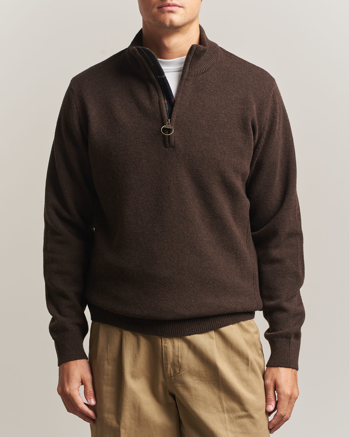 Mies | Puserot | Barbour Lifestyle | Holden Half Zip Dark Oak