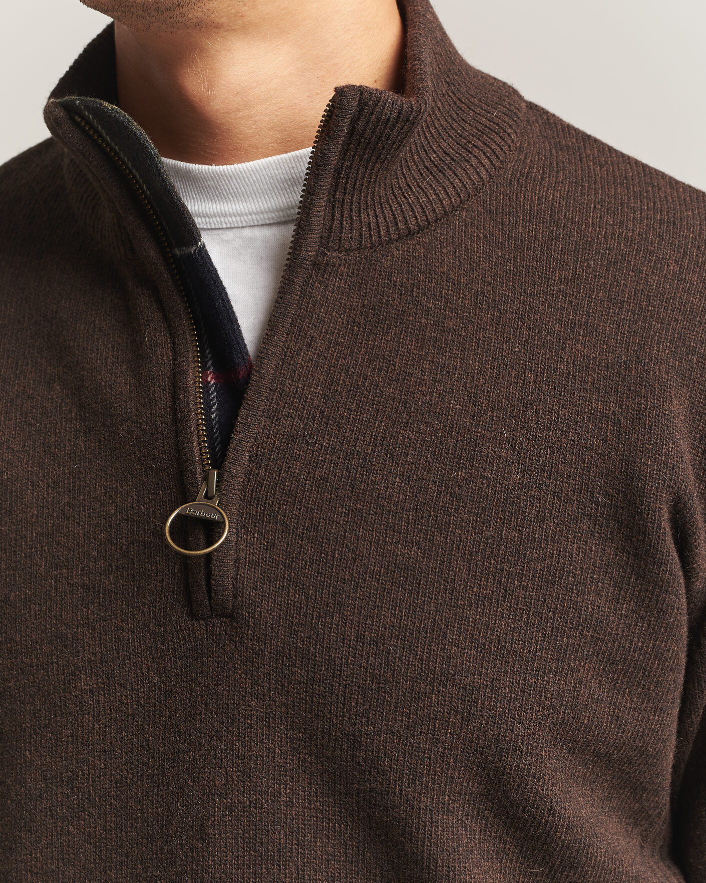 Mies | Puserot | Barbour Lifestyle | Holden Half Zip Dark Oak
