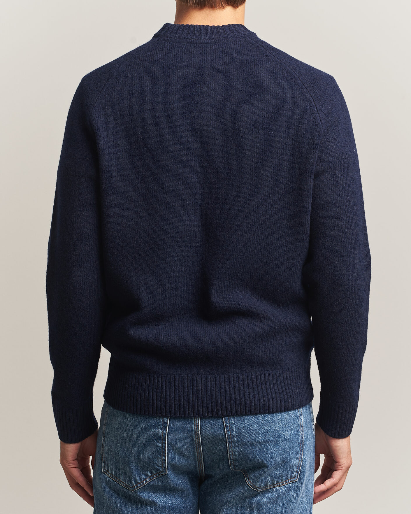 Mies | Puserot | Barbour Lifestyle | Newtown Lambswool Crewneck Navy