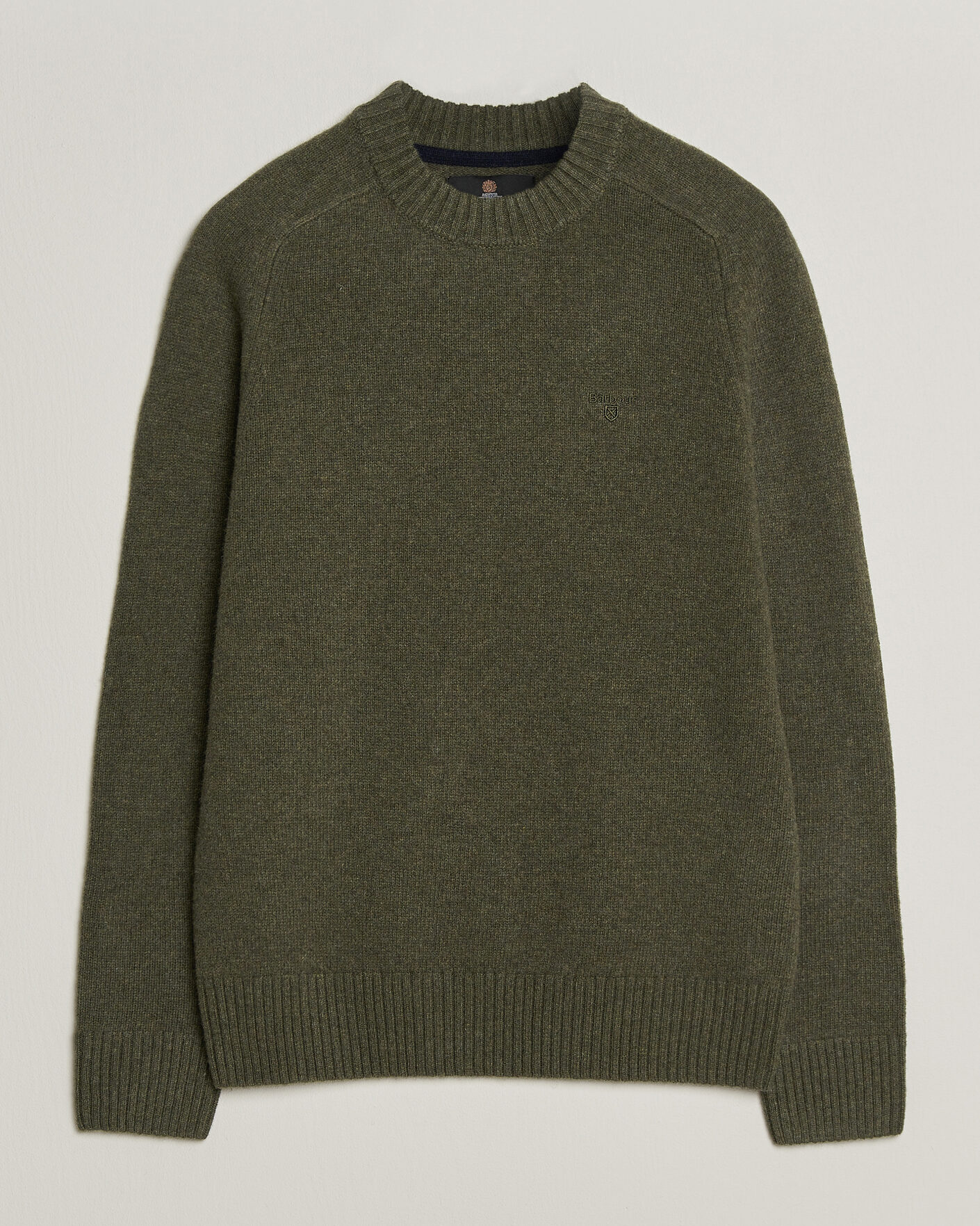 Mies | Puserot | Barbour Lifestyle | Newtown Lambswool Crewneck Olive
