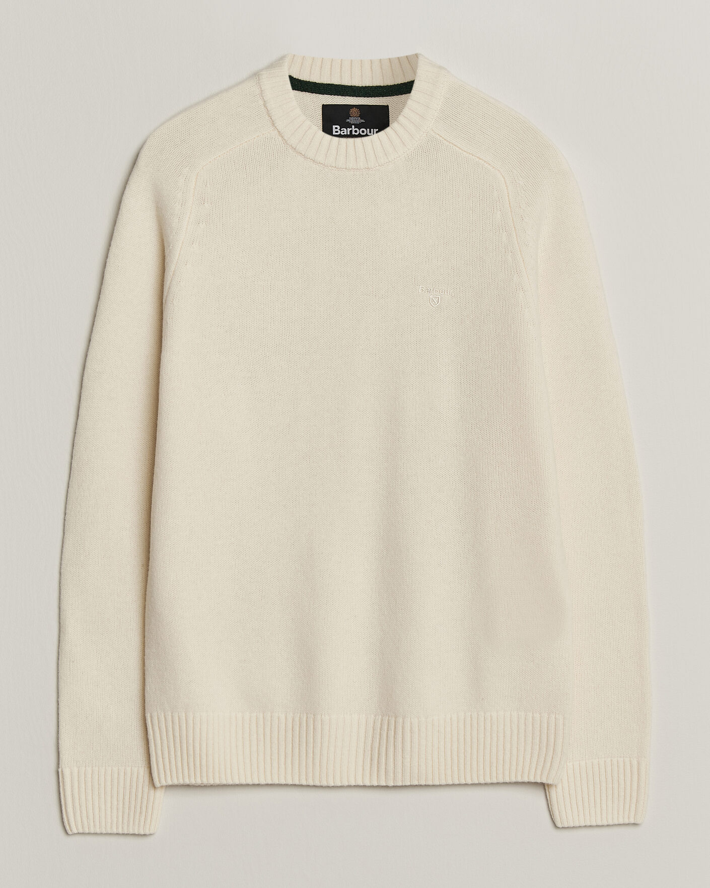 Mies | Puserot | Barbour Lifestyle | Newtown Lambswool Crewneck Antique White