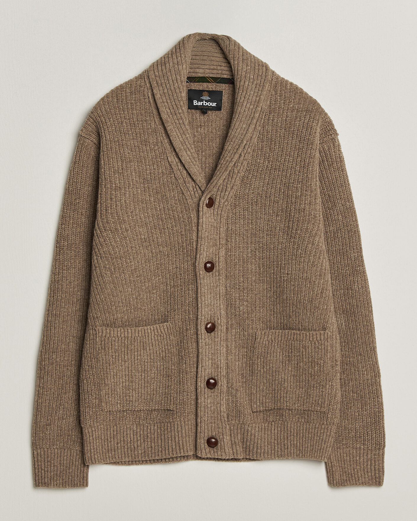 Mies | Puserot | Barbour Lifestyle | Hartland Knitted Shawl Cardigan Stone