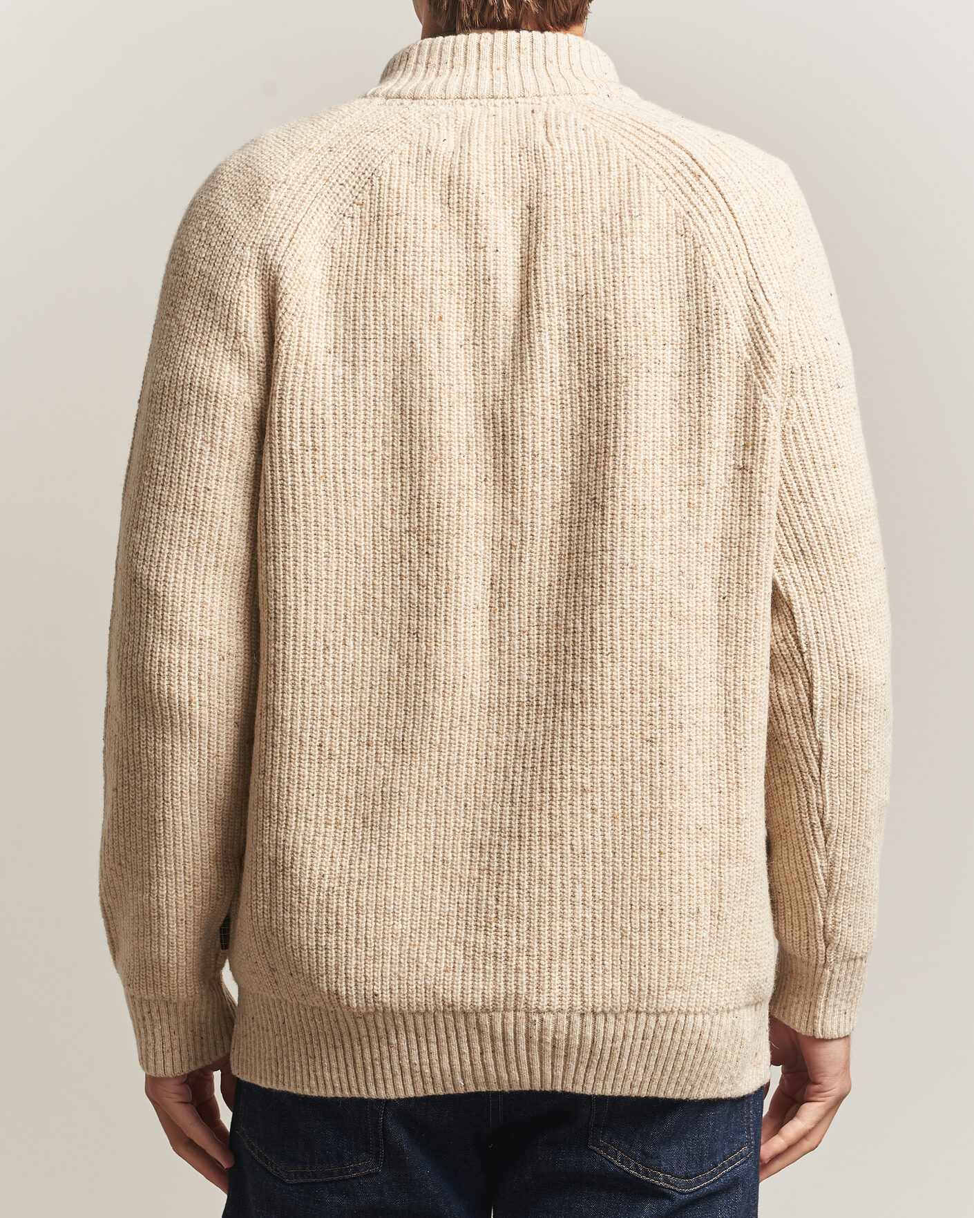 Mies | Puserot | Barbour Lifestyle | Essentials Donegal Half Zip Pearl