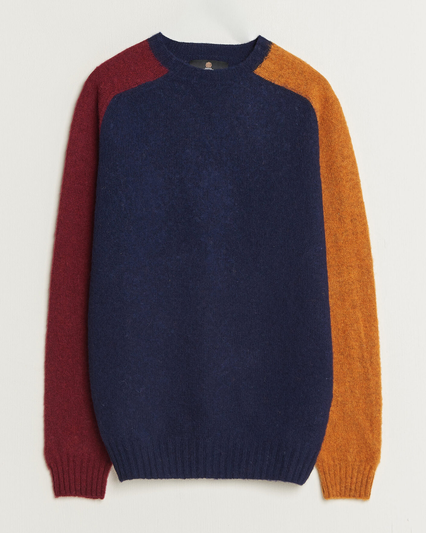 Mies | Puserot | Barbour Lifestyle | Scottish Made Block Colour Crew Navy
