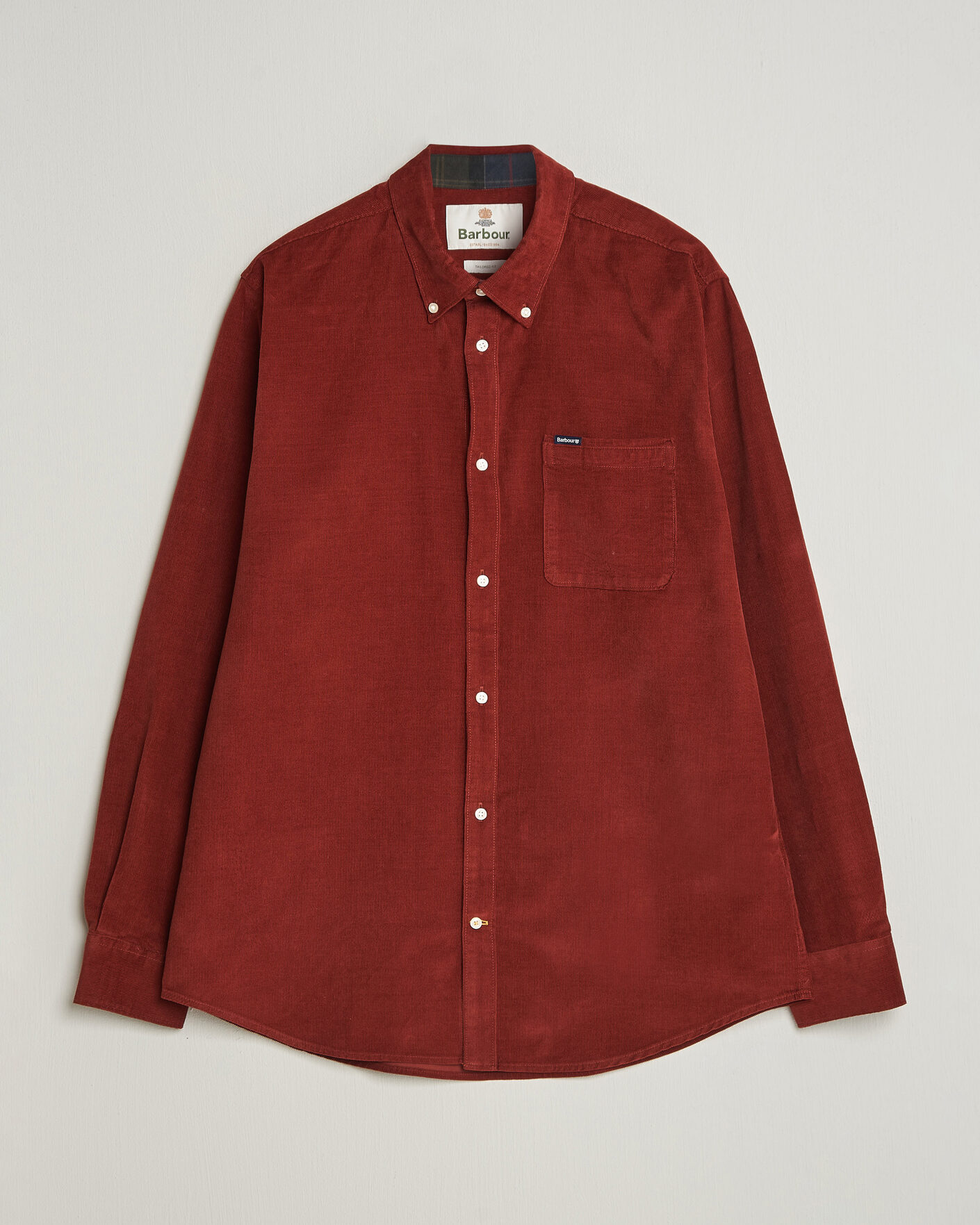 Mies | Kauluspaidat | Barbour Lifestyle | Ramsey Corduroy Shirt Russet Brown