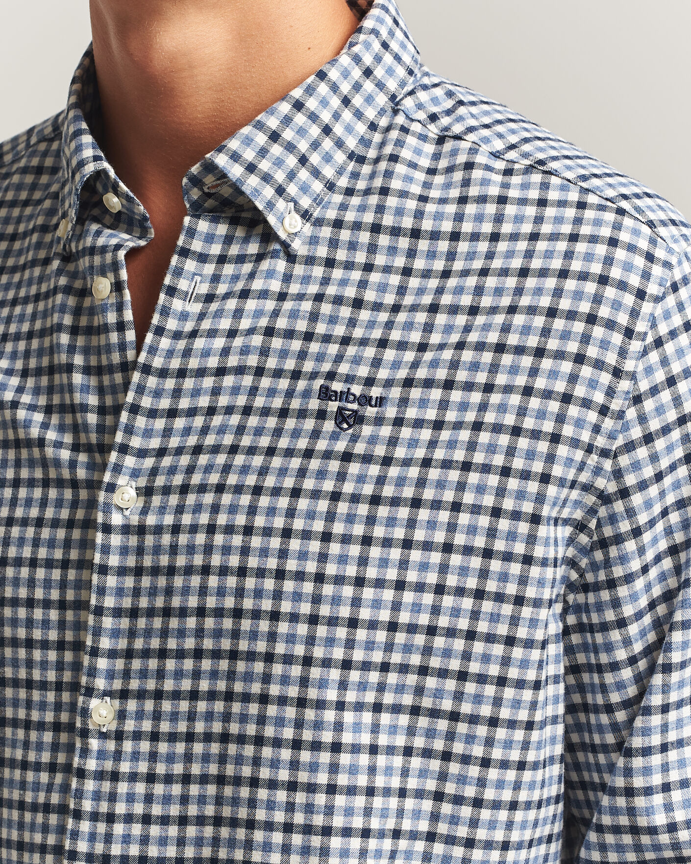 Mies | Kauluspaidat | Barbour Lifestyle | Flannel Check Shirt Shadow Classic