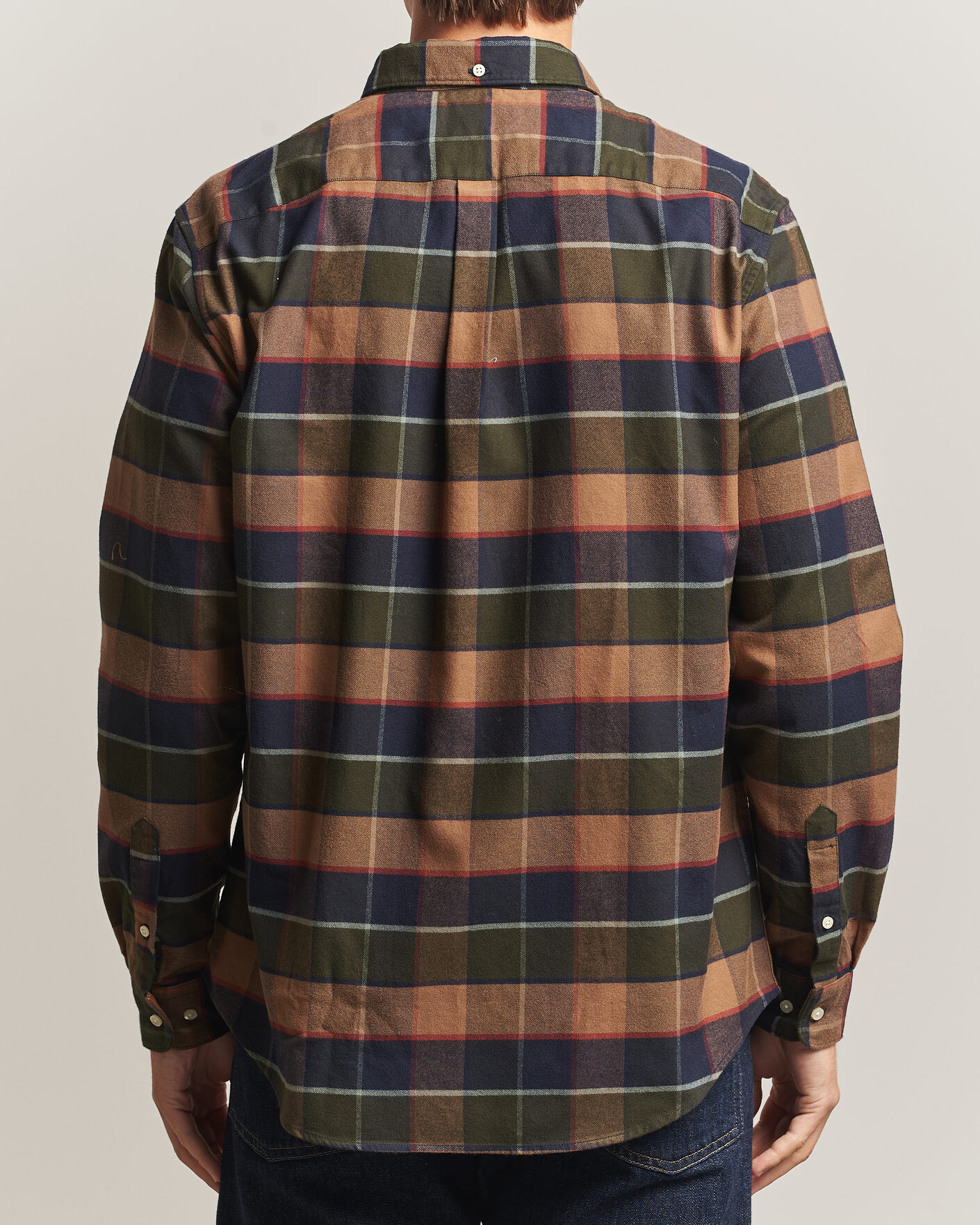 Mies | Kauluspaidat | Barbour Lifestyle | Valey Flannel Check Shirt Olive