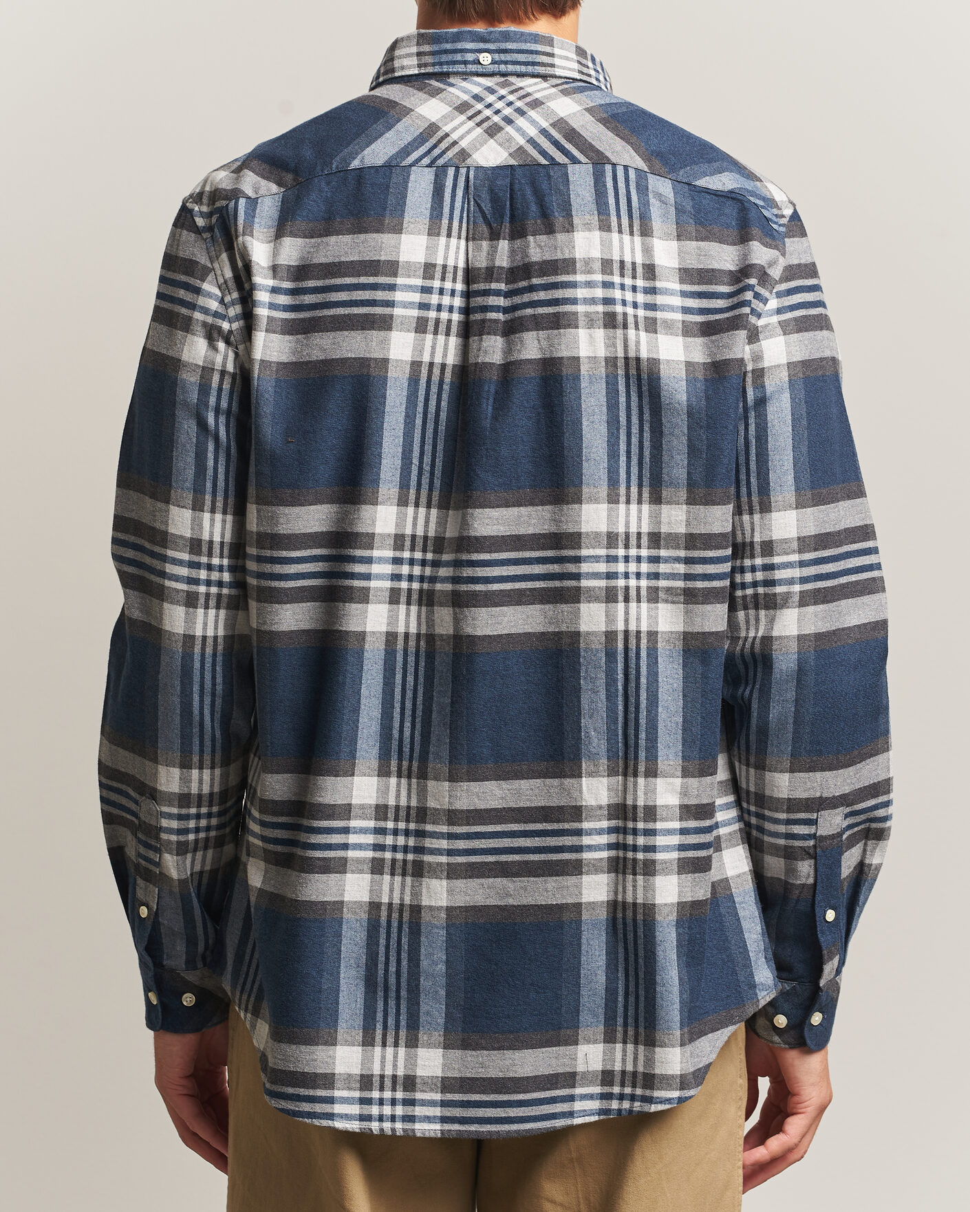 Mies | Kauluspaidat | Barbour Lifestyle | Dove Dave Flannel Check Shirt Grey Marl