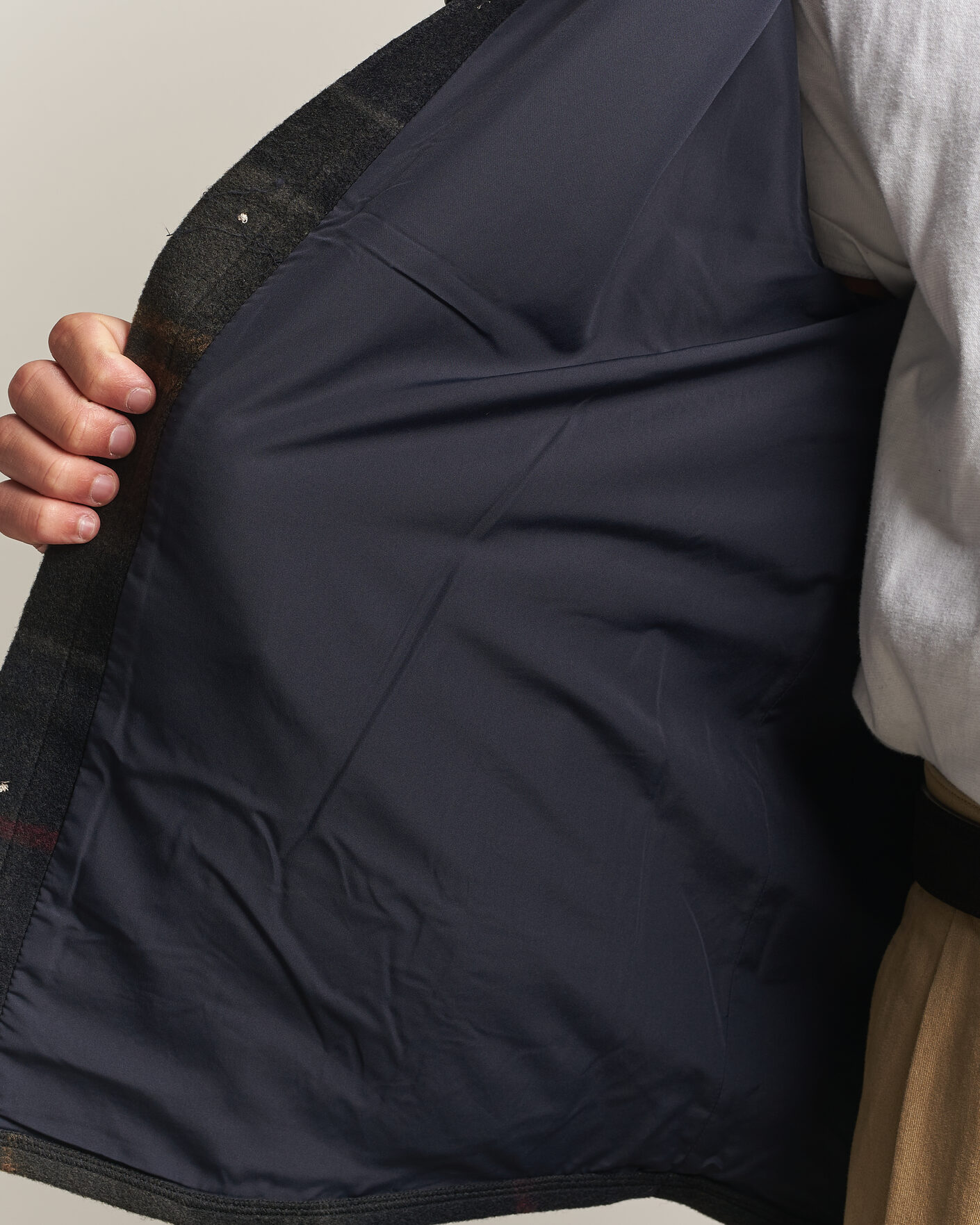 Mies | Kauluspaidat | Barbour Lifestyle | Woodlane Brushed Check Overshirt Shadow Classic