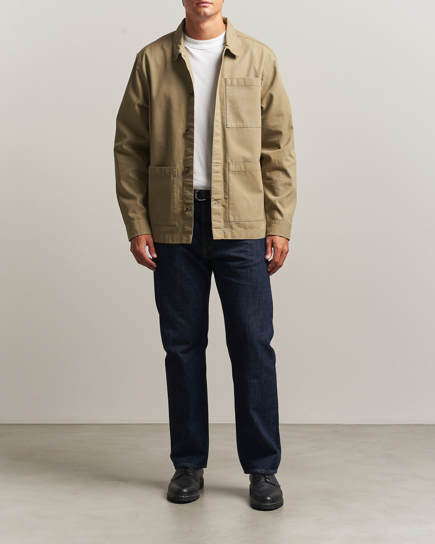 Mies | Kauluspaidat | Barbour Lifestyle | Tartan trimed Washed Overshirt Mushroom