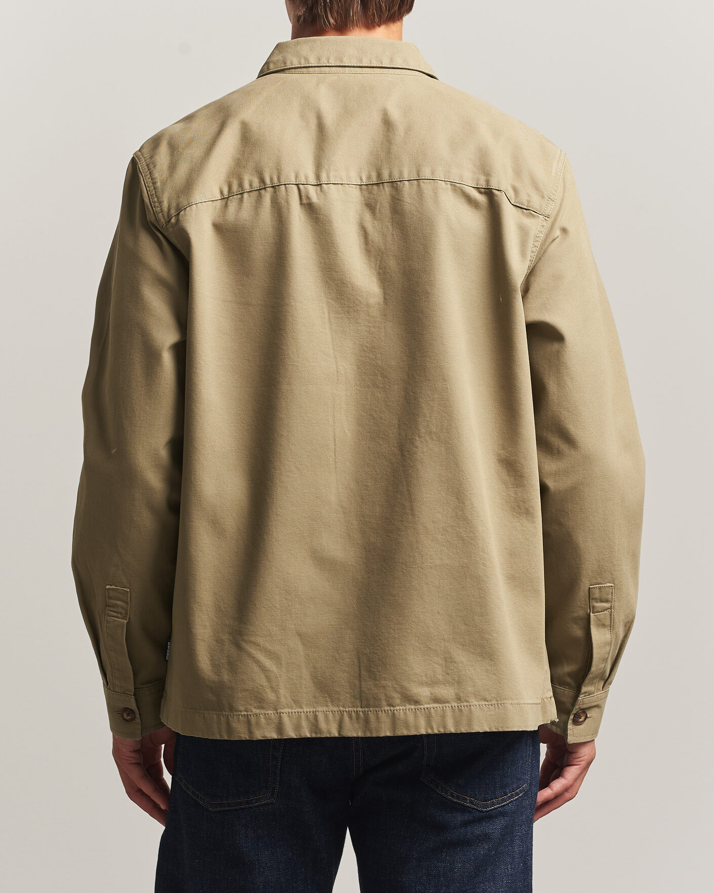 Mies | Kauluspaidat | Barbour Lifestyle | Tartan trimed Washed Overshirt Mushroom