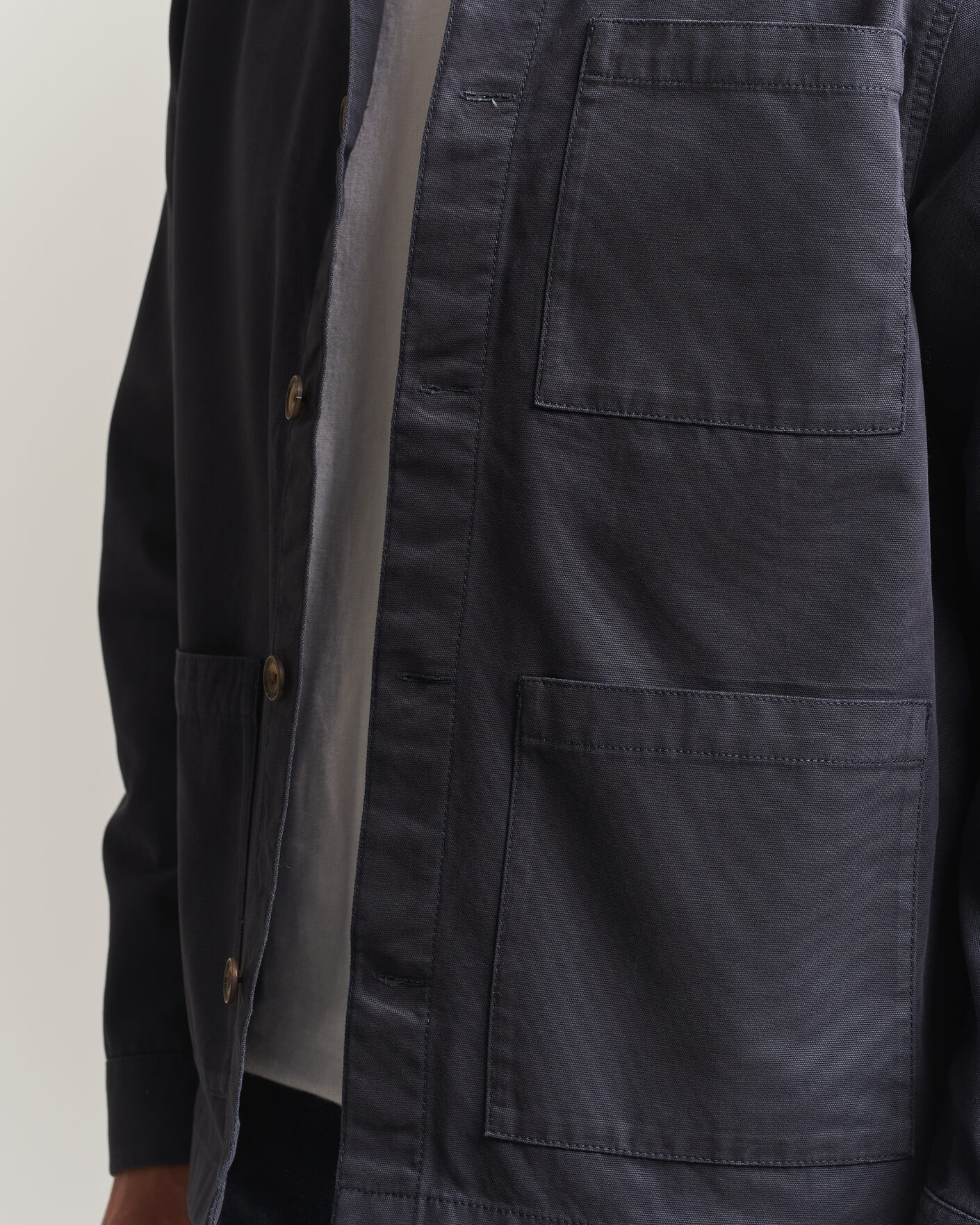 Mies | Kauluspaidat | Barbour Lifestyle | Tartan trimed Washed Overshirt Dark Navy