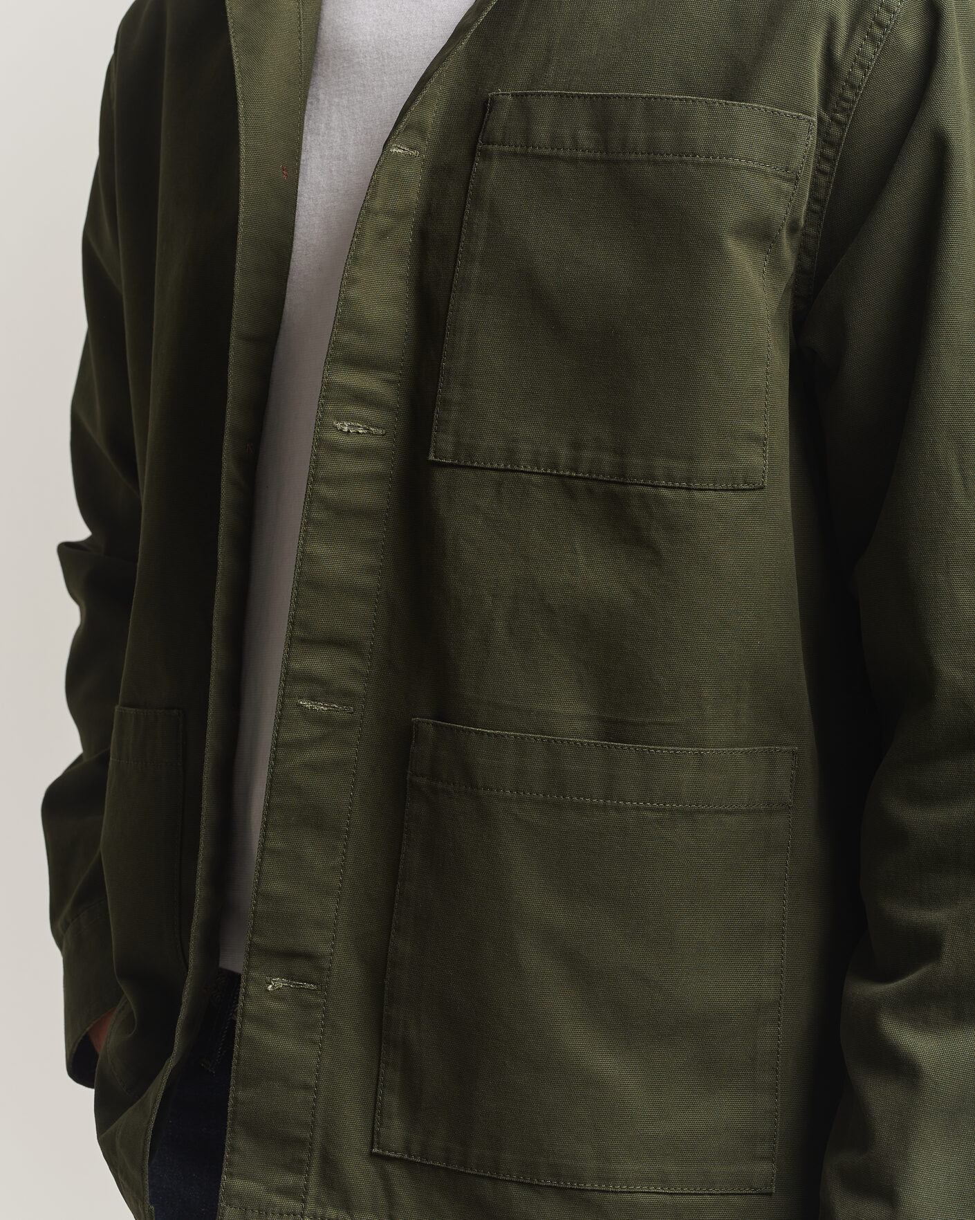 Mies | Kauluspaidat | Barbour Lifestyle | Tartan trimed Washed Overshirt Sage