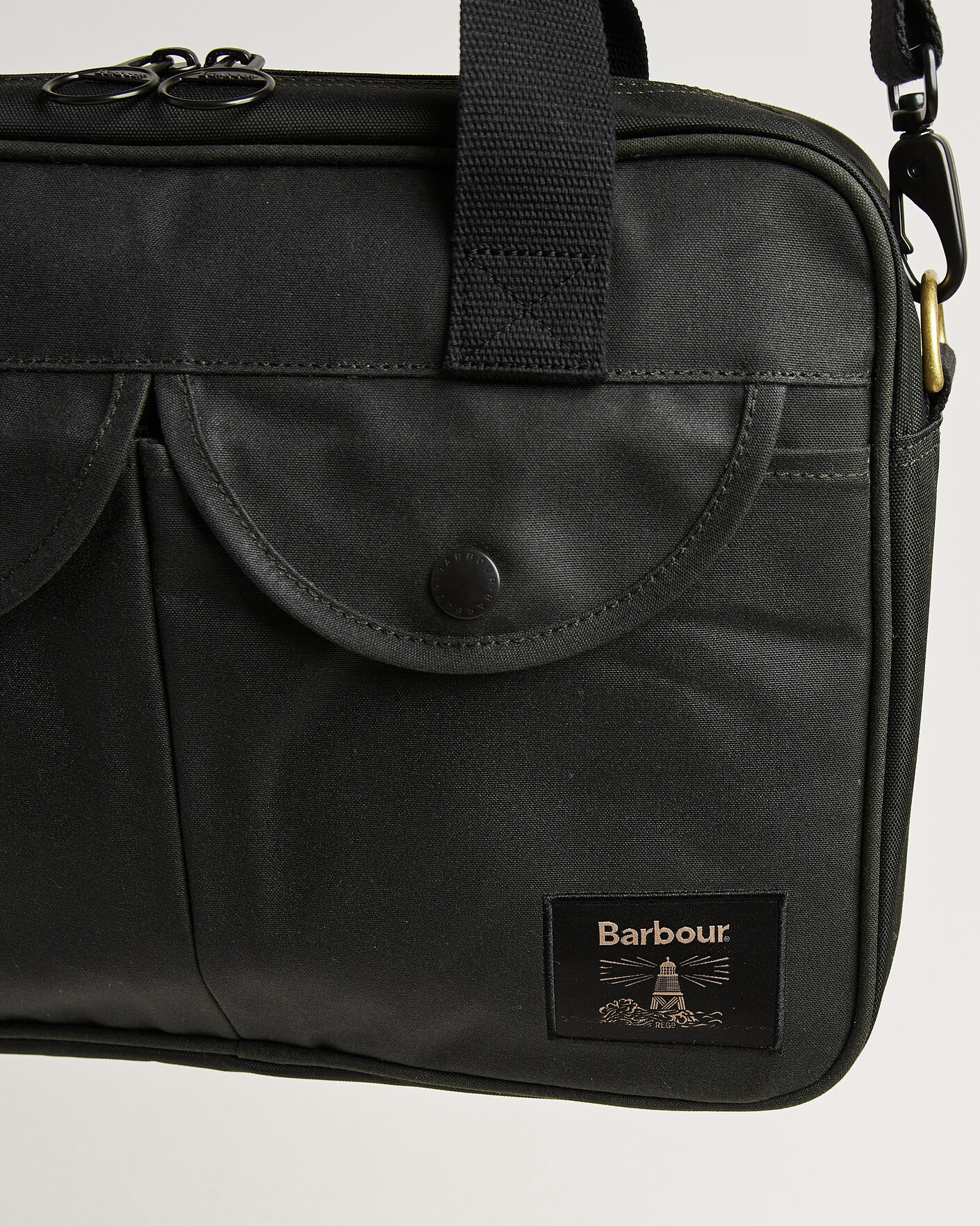 Mies | Laukut | Barbour Lifestyle | Field Wax Laptop Bag Sage