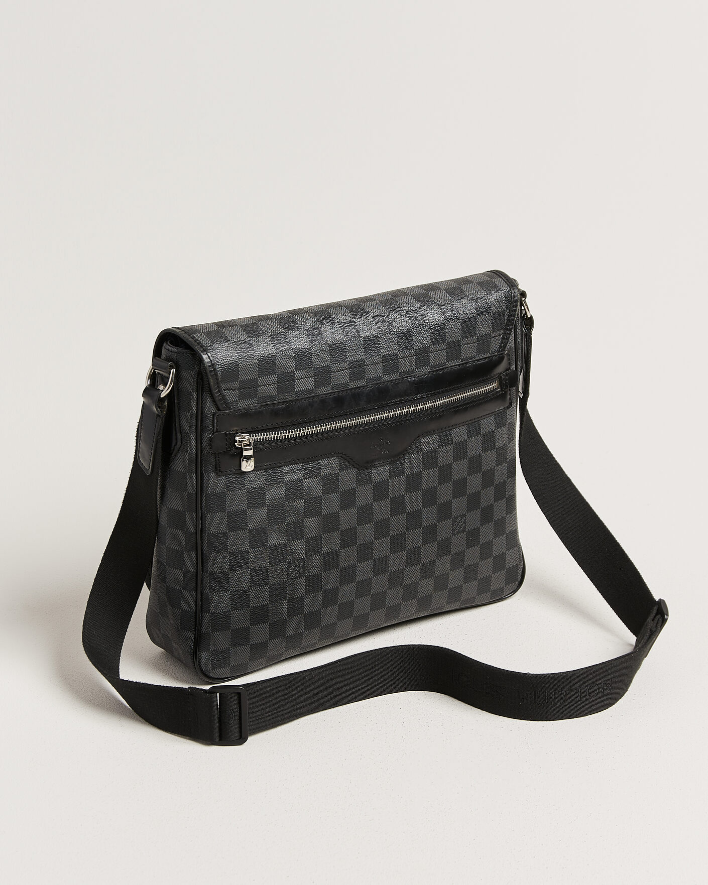 Mies | Pre-Owned & Vintage Bags | Louis Vuitton Pre-Owned | Daniel Shoulder Bag MM Damier Graphite