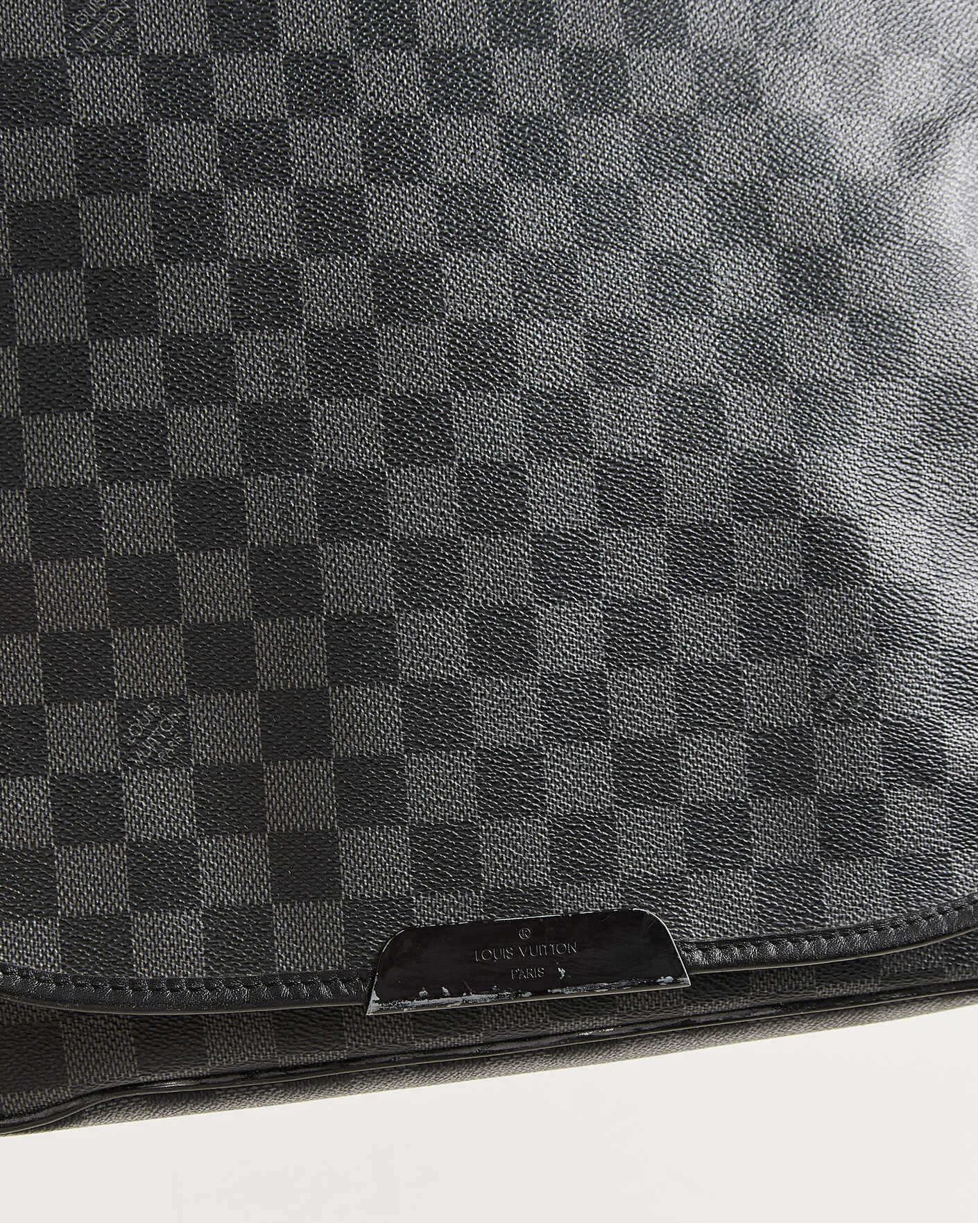 Mies | Pre-Owned & Vintage Bags | Louis Vuitton Pre-Owned | Daniel Shoulder Bag MM Damier Graphite