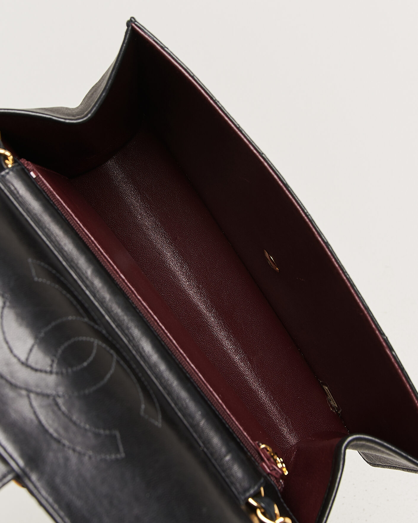 Mies | Pre-Owned & Vintage Bags | Chanel Pre-Owned | Single Flap Bag Black