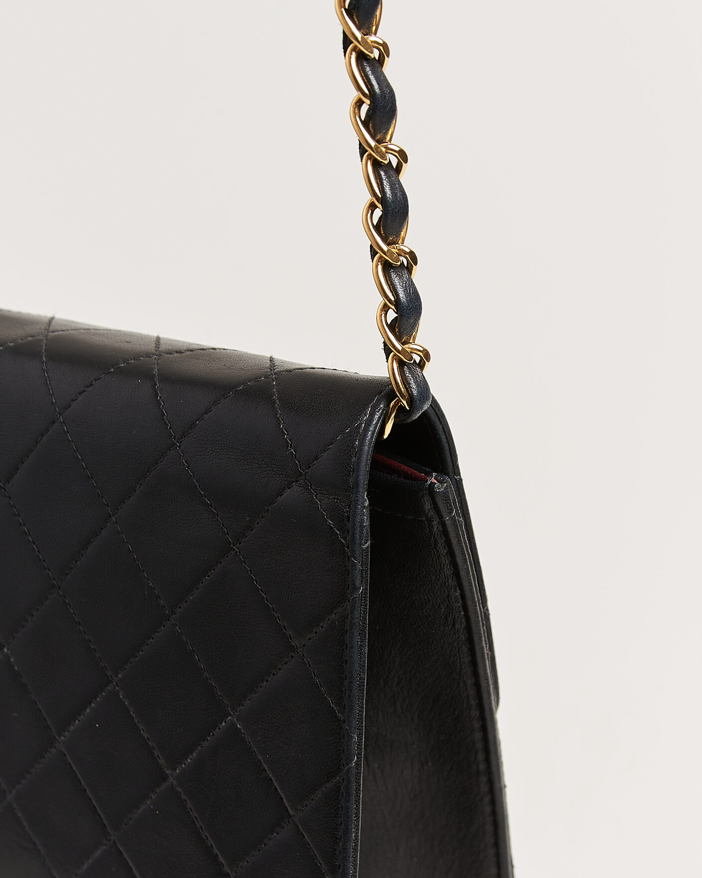 Mies | Pre-Owned & Vintage Bags | Chanel Pre-Owned | Single Flap Bag Black
