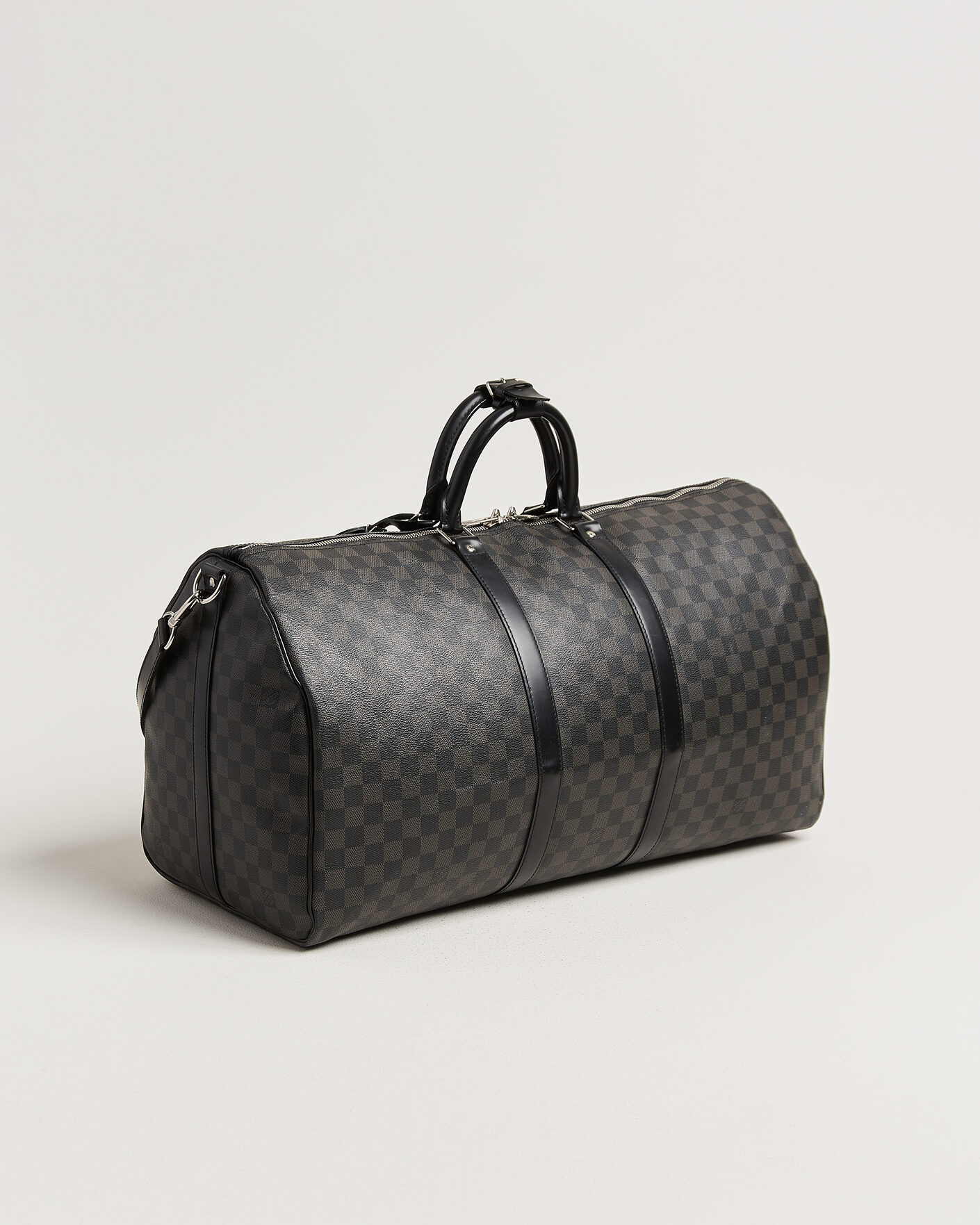 Mies | Pre-Owned & Vintage Bags | Louis Vuitton Pre-Owned | Keepall Bandouliére 55 Damier Graphite