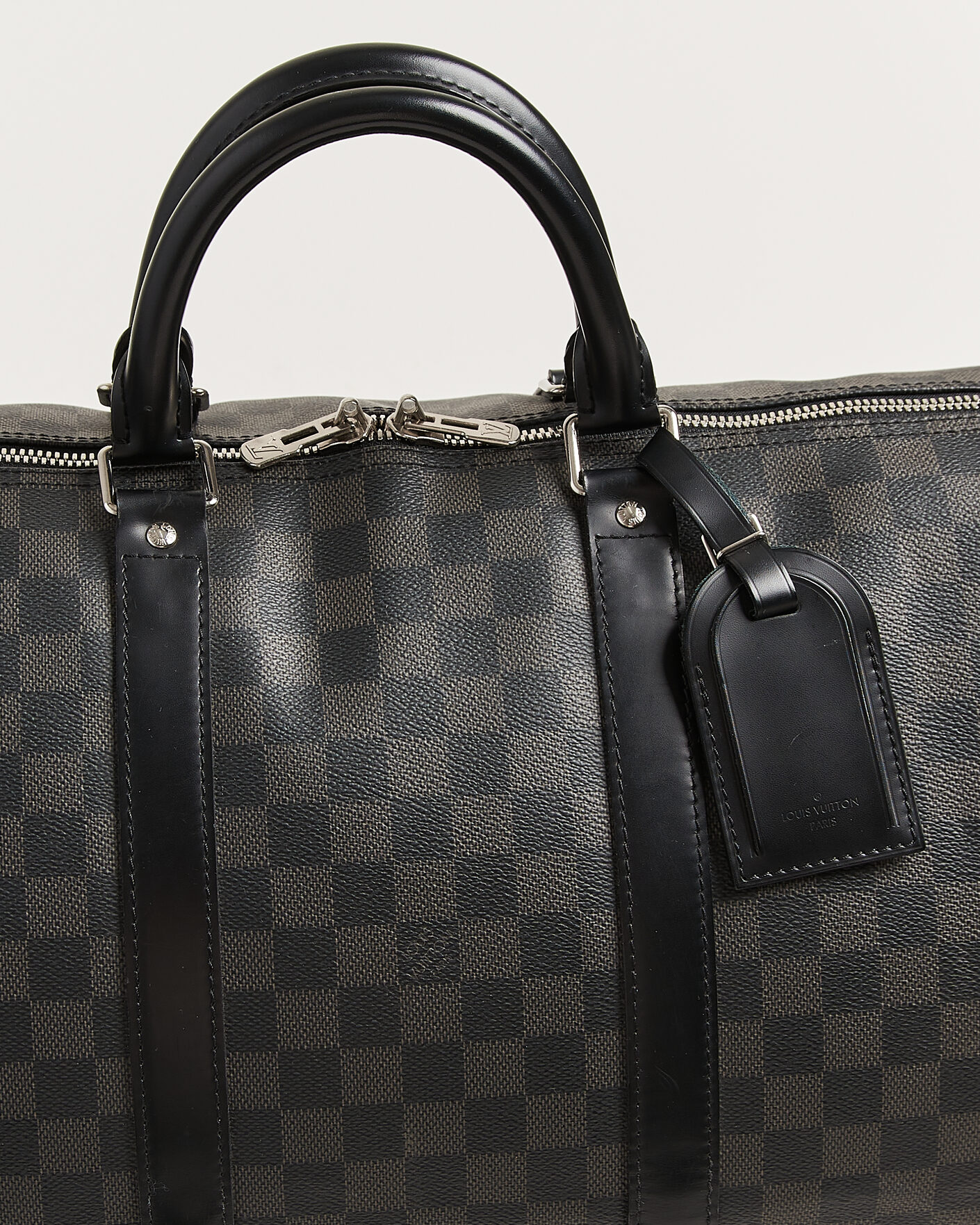 Mies | Pre-Owned & Vintage Bags | Louis Vuitton Pre-Owned | Keepall Bandouliére 55 Damier Graphite