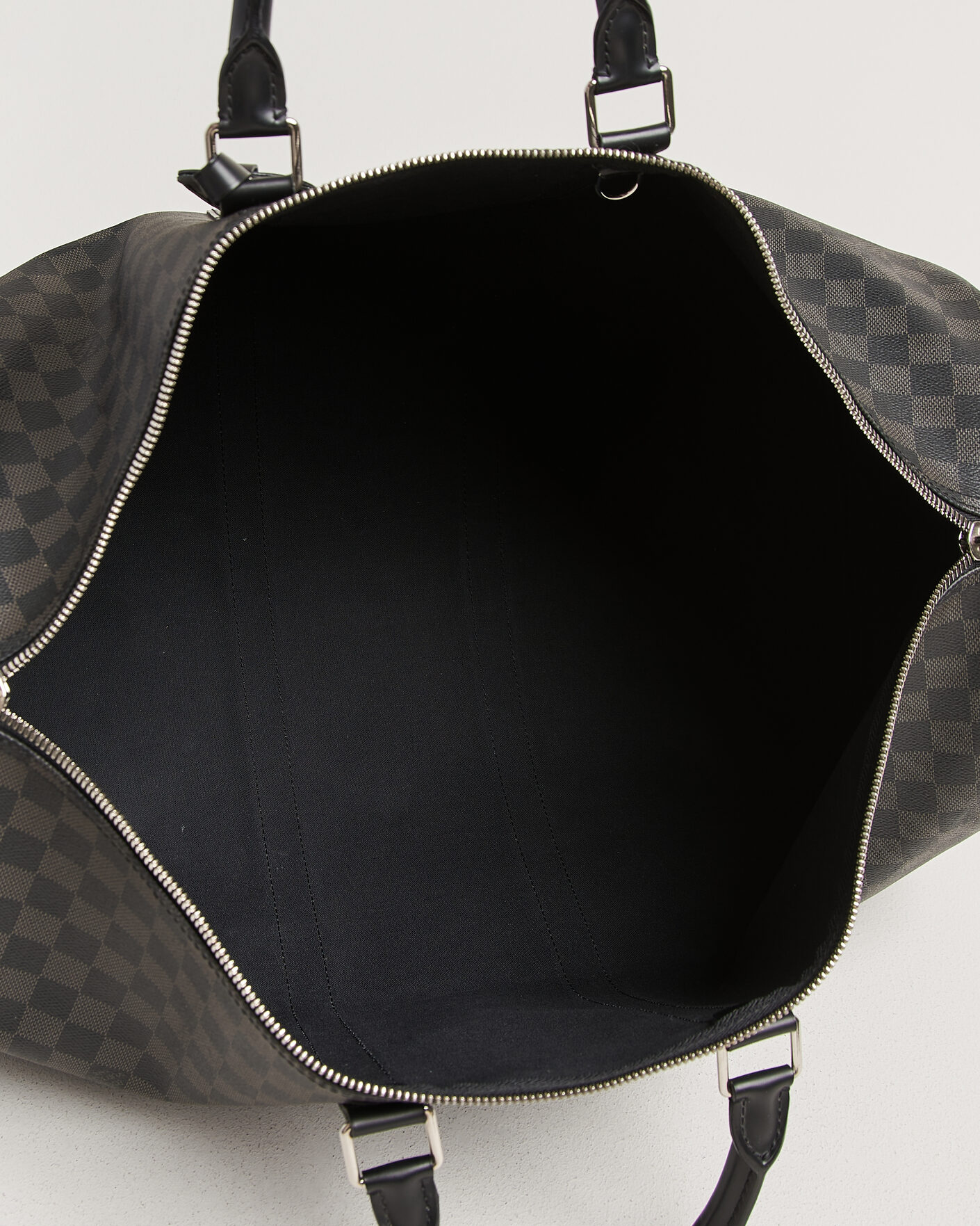 Mies | Pre-Owned & Vintage Bags | Louis Vuitton Pre-Owned | Keepall Bandouliére 55 Damier Graphite