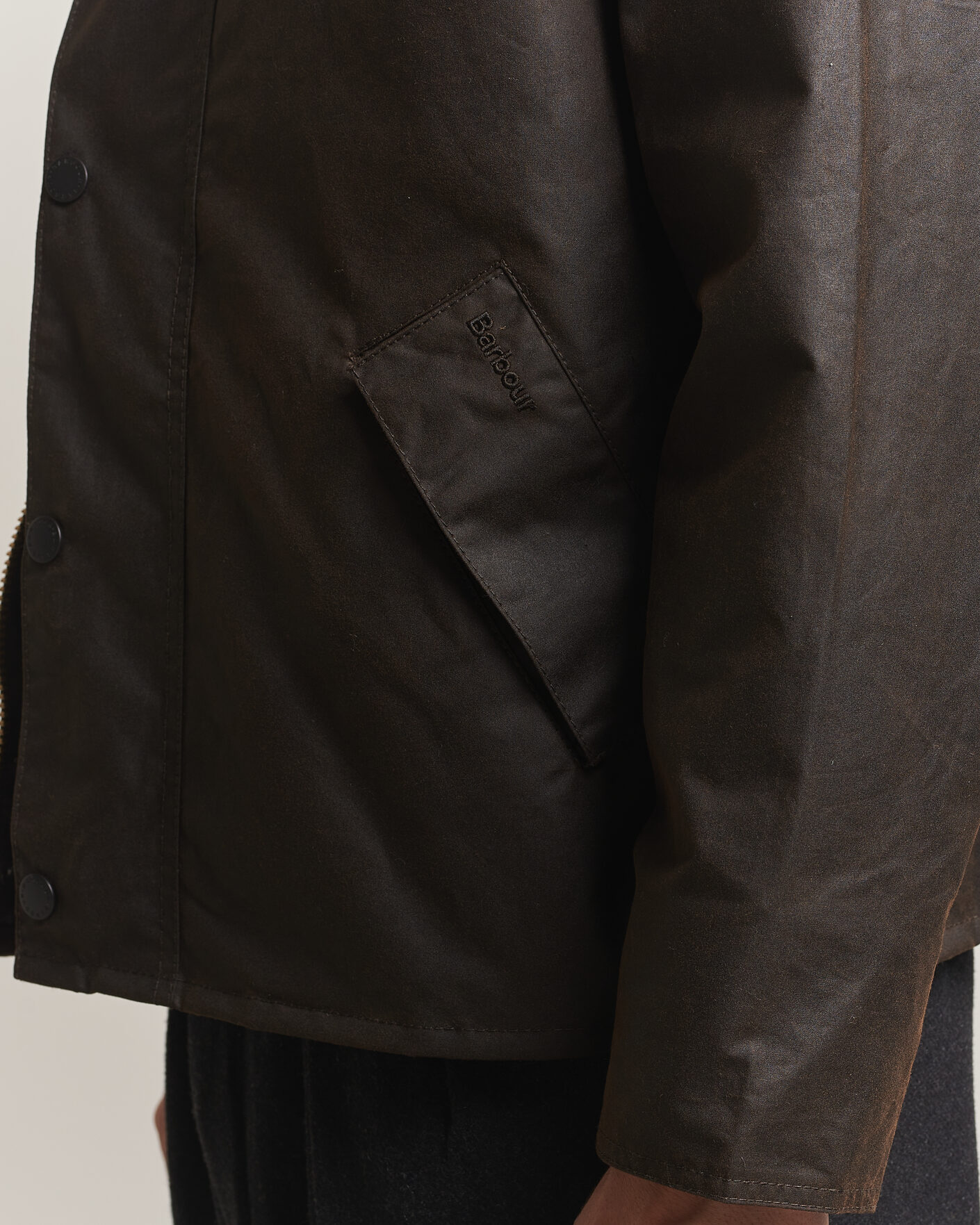 Mies | Takit | Barbour Heritage | Transport Wax Jacket Dark Brown