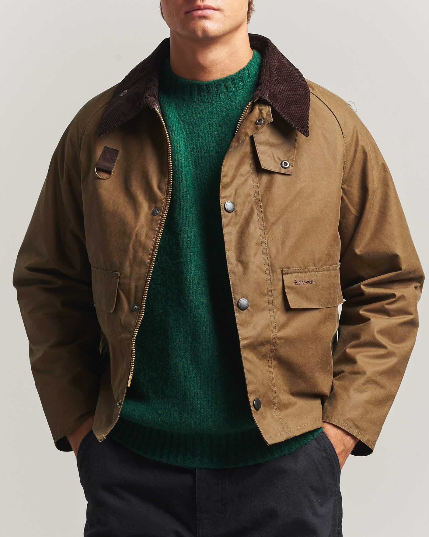Mies | Takit | Barbour Heritage | Spey Wax Jacket Sand