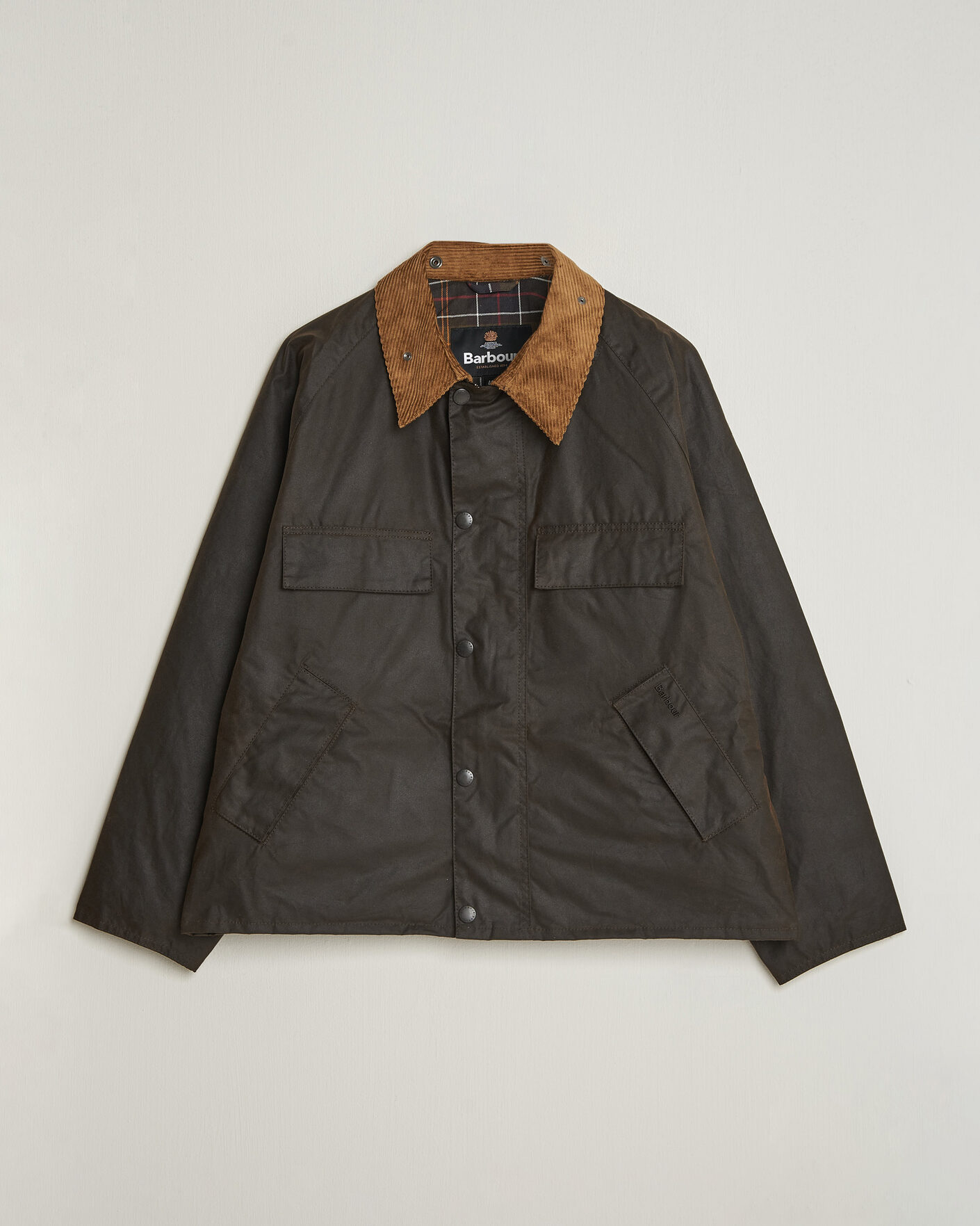 Mies | Takit | Barbour Heritage | Four Pocket Transport Wax Jacket Dark Brown