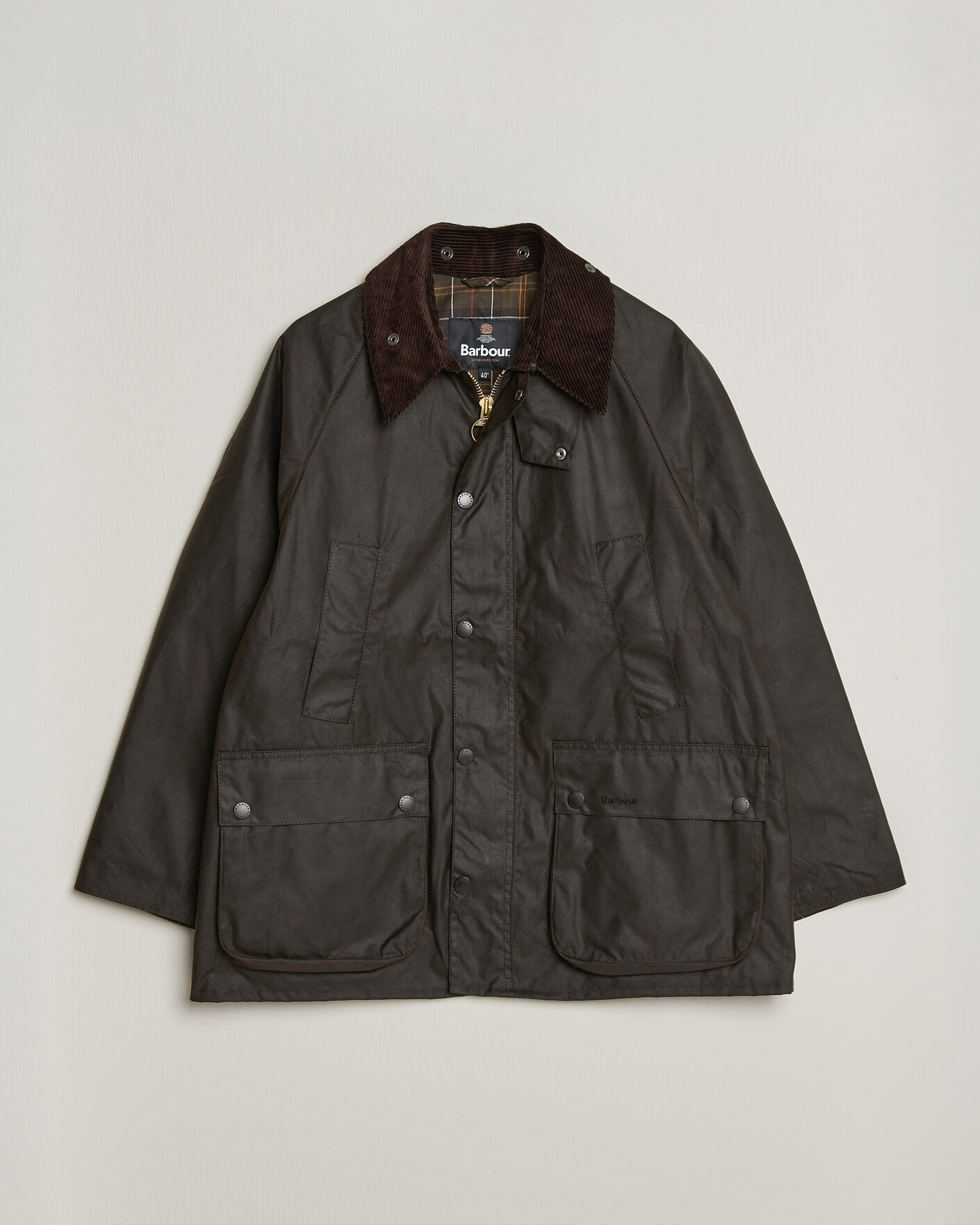 Mies | Takit | Barbour Heritage | Oversize Bedale Wax Jacket Dark Brown