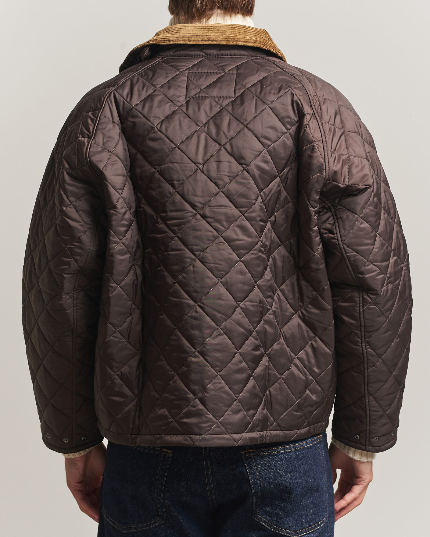 Mies | Takit | Barbour Heritage | Oversize Transport Quilted Jacket Dark Brown