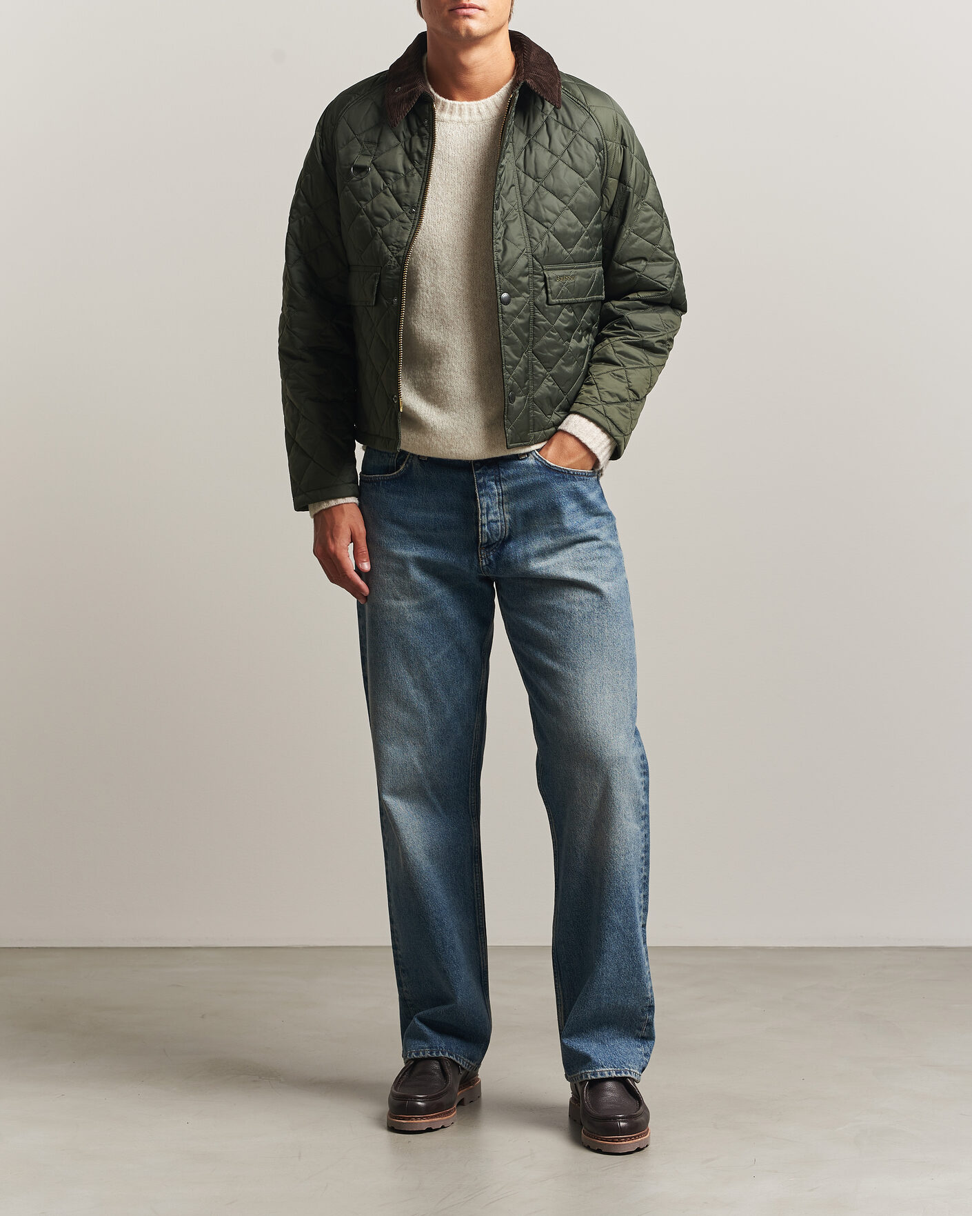 Mies | Takit | Barbour Heritage | Spey Quilted Jacket Sage