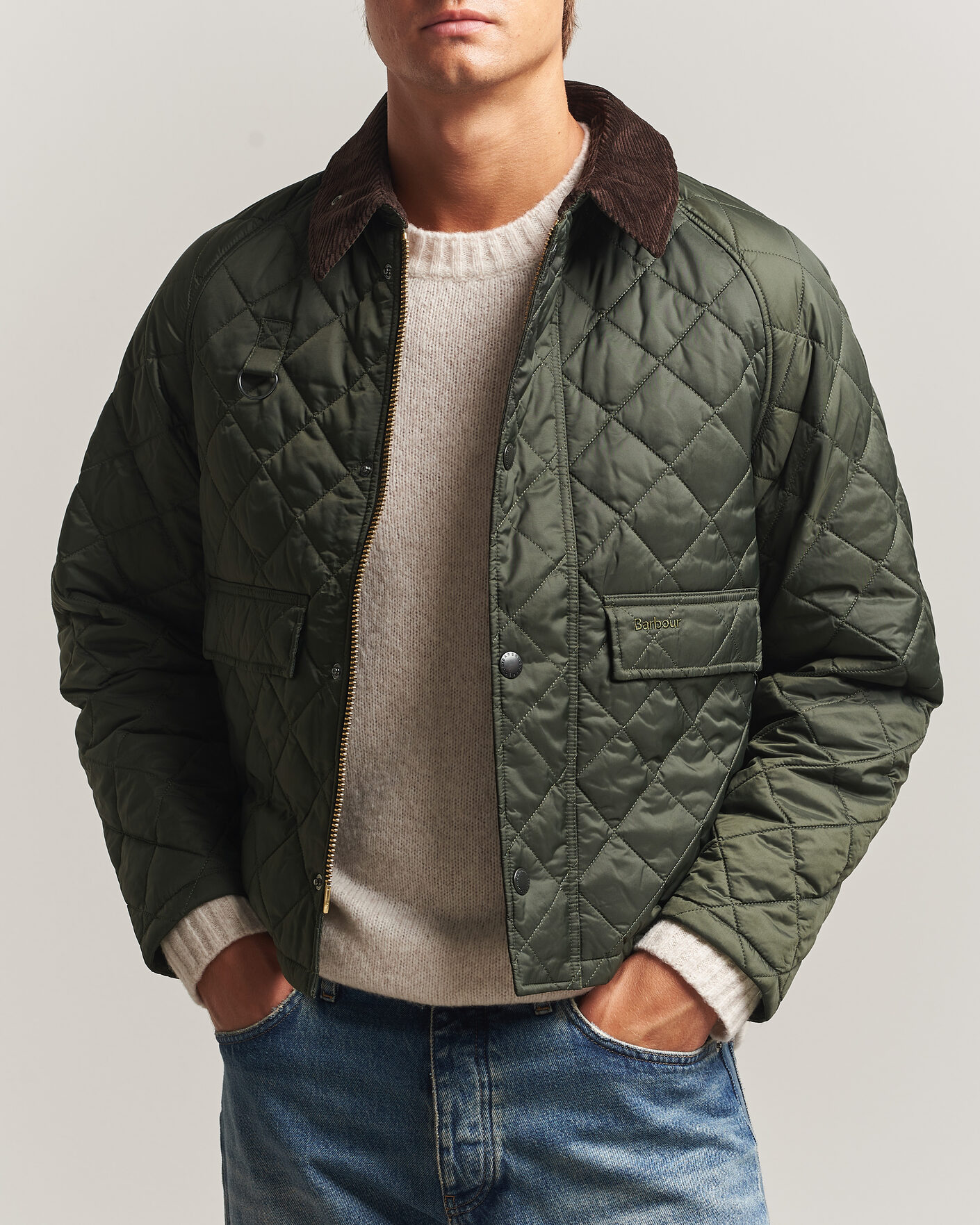 Mies | Takit | Barbour Heritage | Spey Quilted Jacket Sage