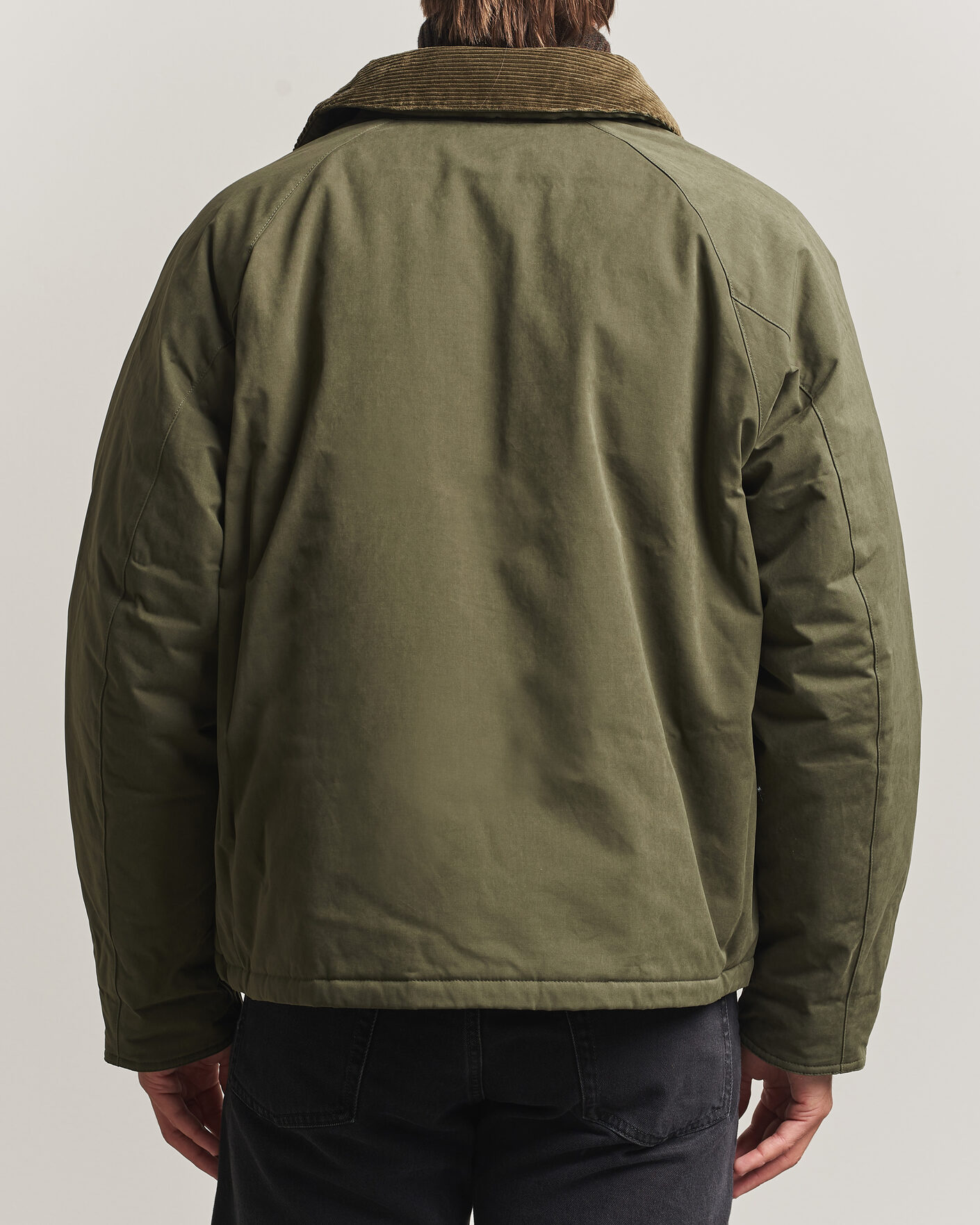 Mies | Takit | Barbour Heritage | Padded Rollback Transport Jacket Olive